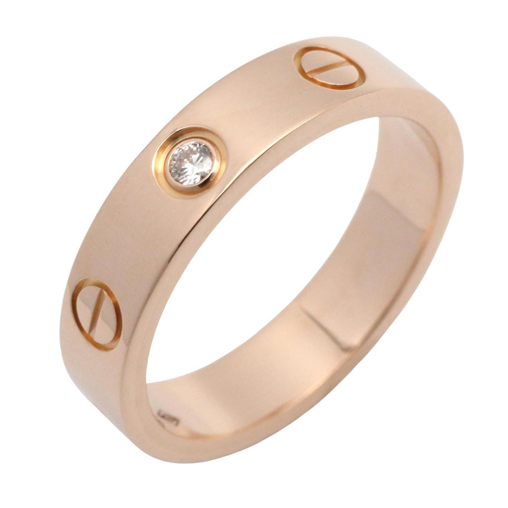Cartier Gold Clear Pink Gold (18K) Band Ring (Pre-Owned)
