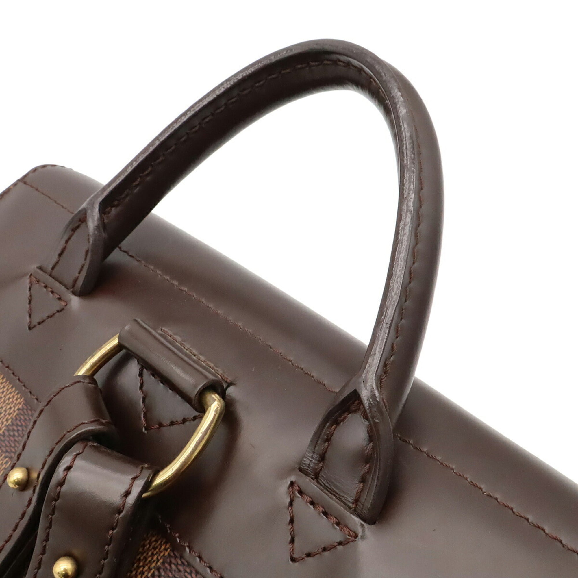 Louis Vuitton Brown Pvc Coated Canvas Damier Canvas Backpack Shoulder Bag (Pre-Owned)