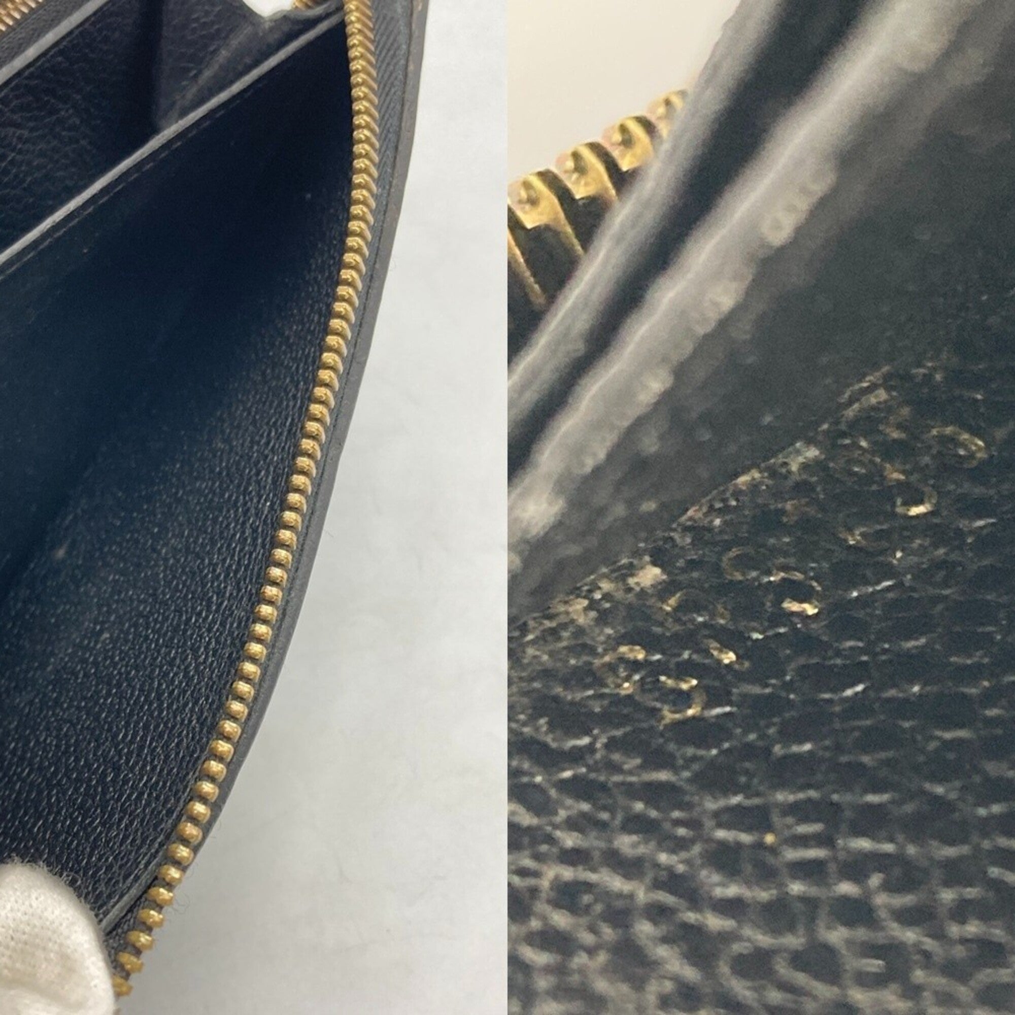 Louis Vuitton Monogram Empreinte Black Monogram Empreinte Long Wallet (Bi-Fold) (Pre-Owned)