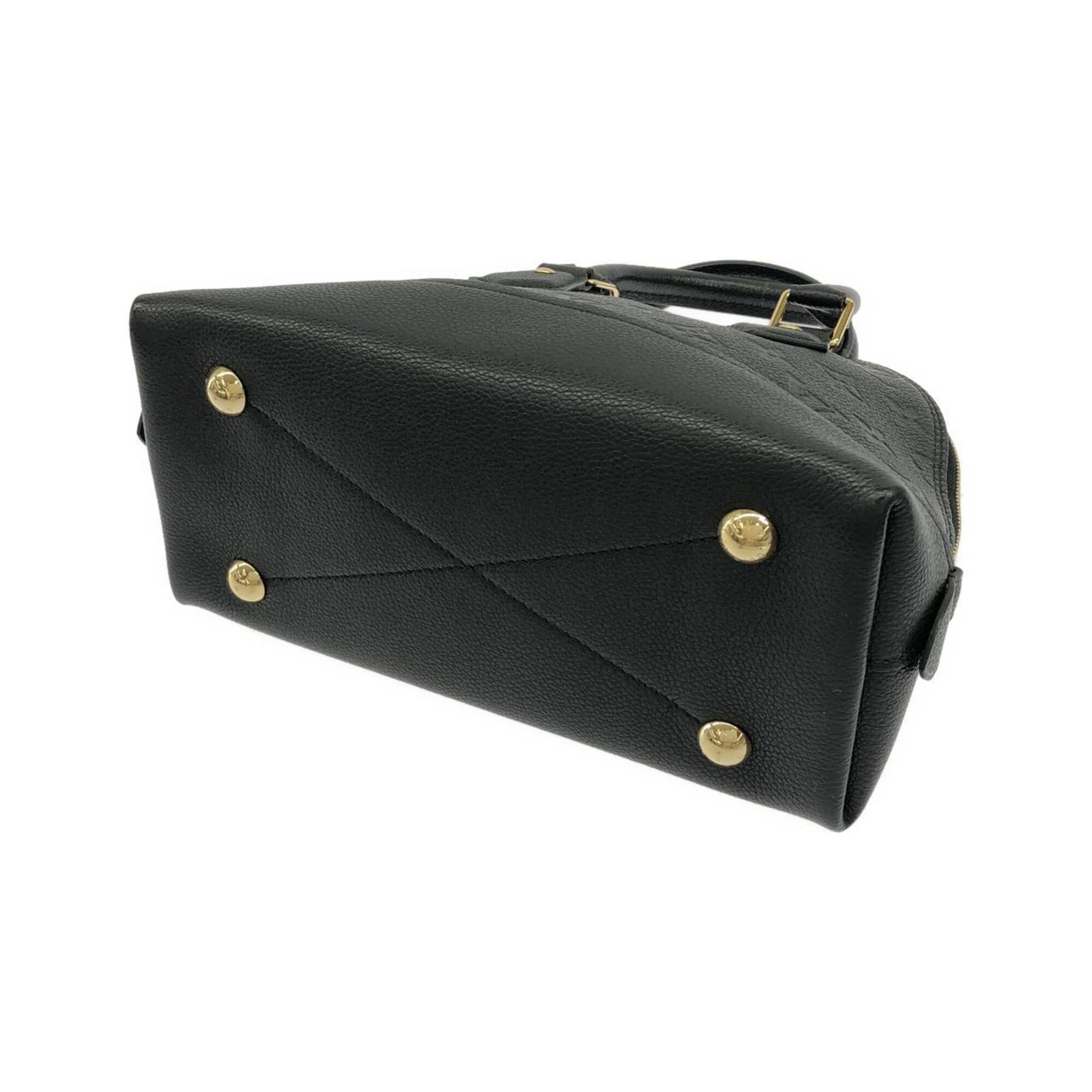 Louis Vuitton Black Leather Handbag (Pre-Owned)
