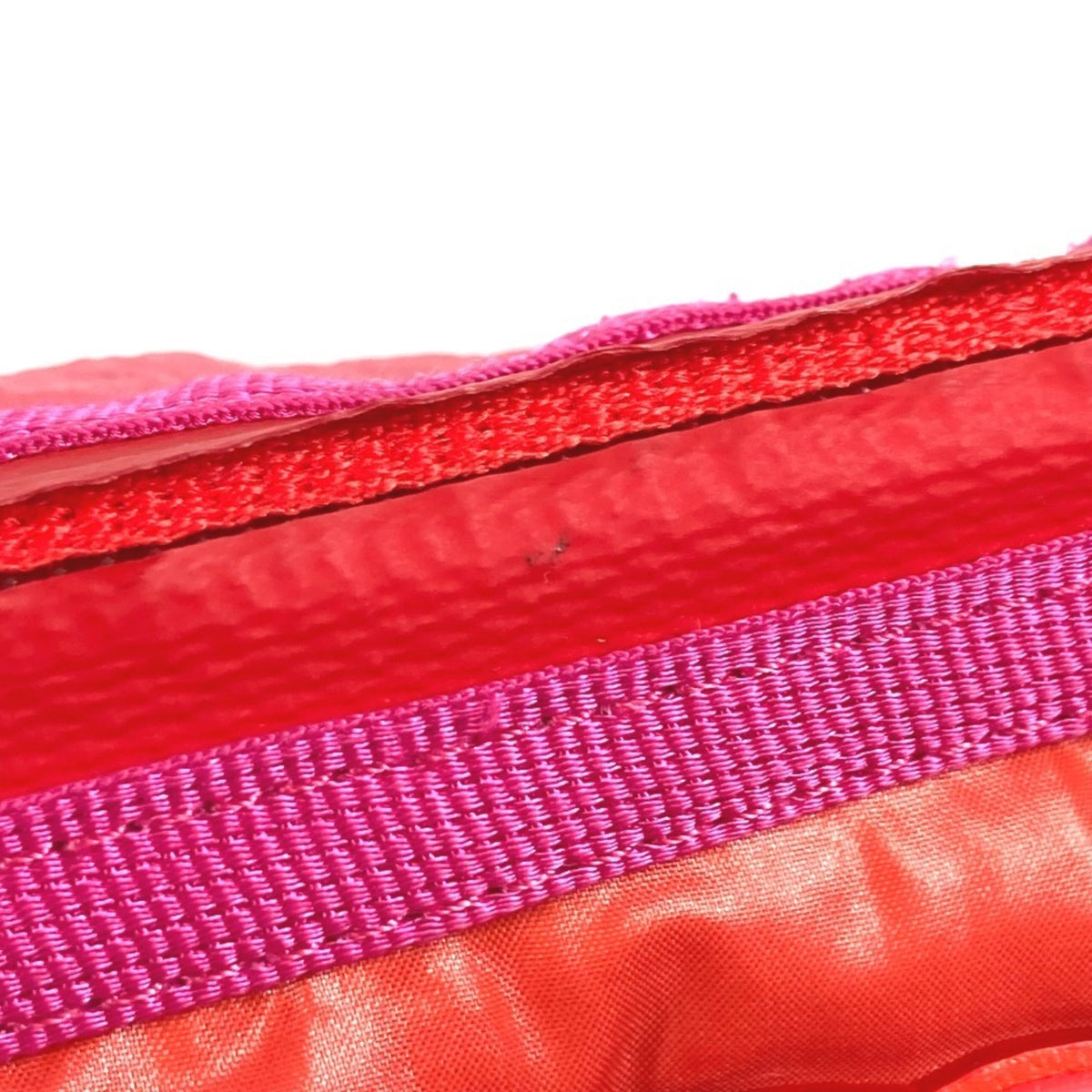 Chanel Pink Red Color Nylon (Pre-Owned)