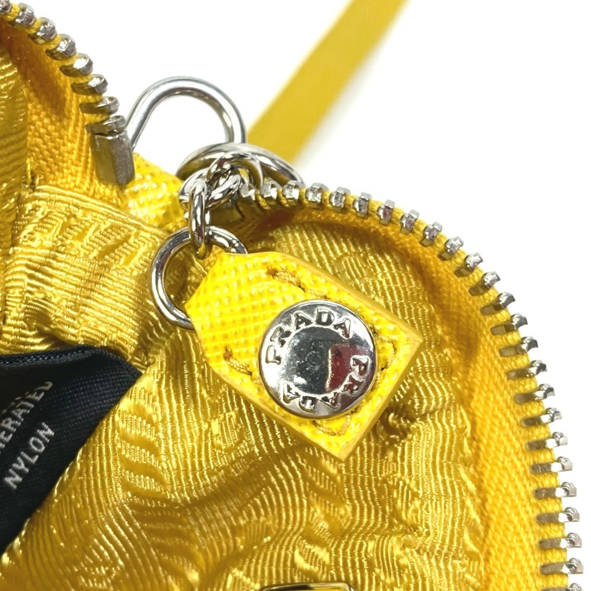 Prada Yellow Nylon Pouch (Pre-Owned)