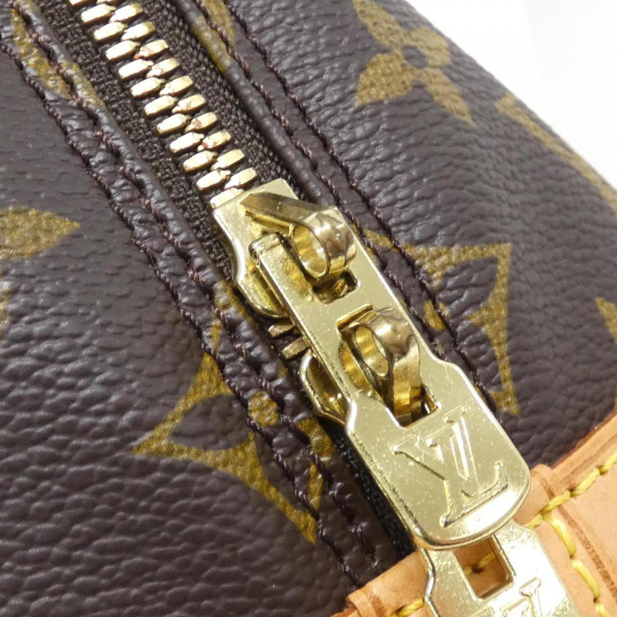 Louis Vuitton Marron Coated Canvas Handbag (Pre-Owned)