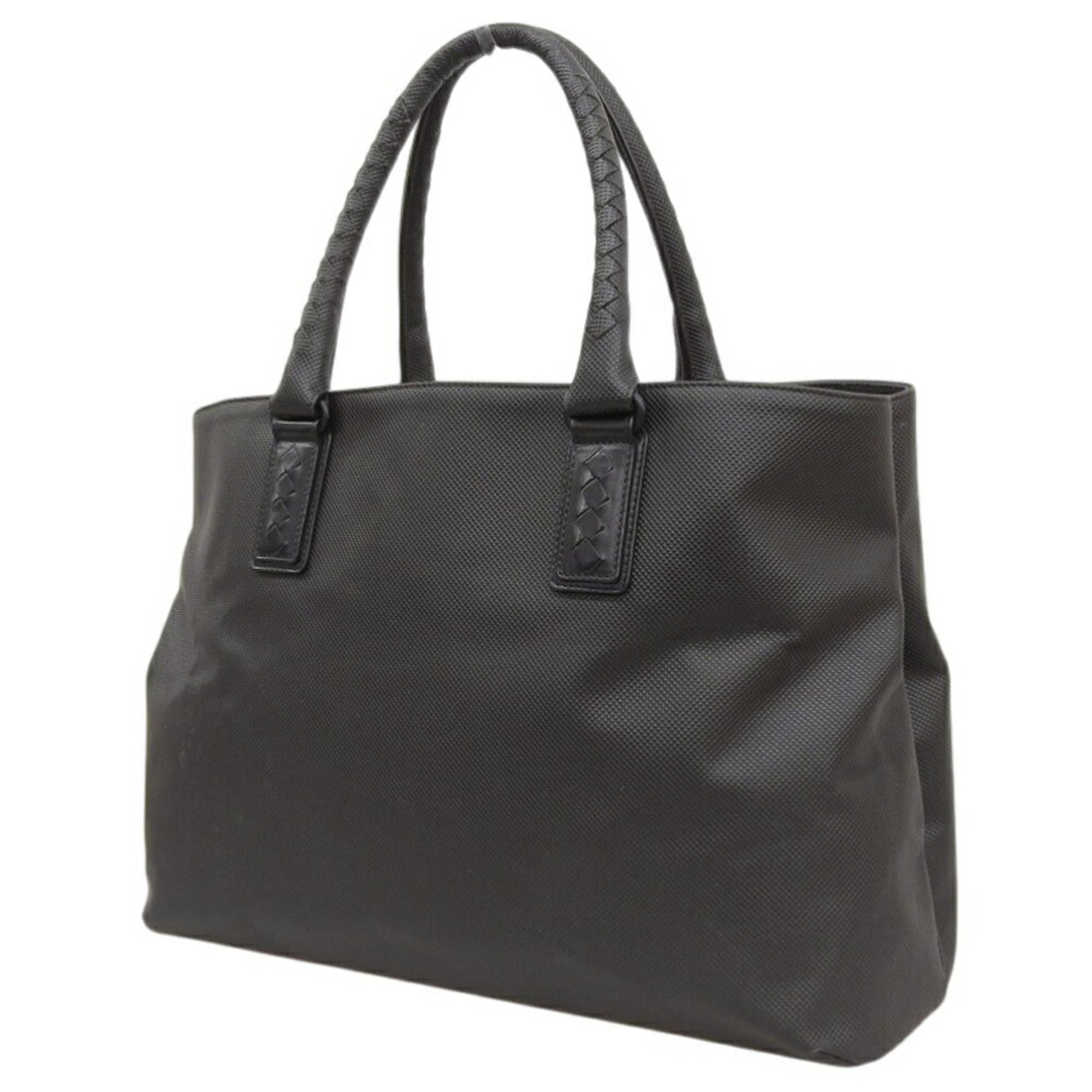 Bottega Veneta Dark Brown Pvc Leather Tote Bag (Pre-Owned)