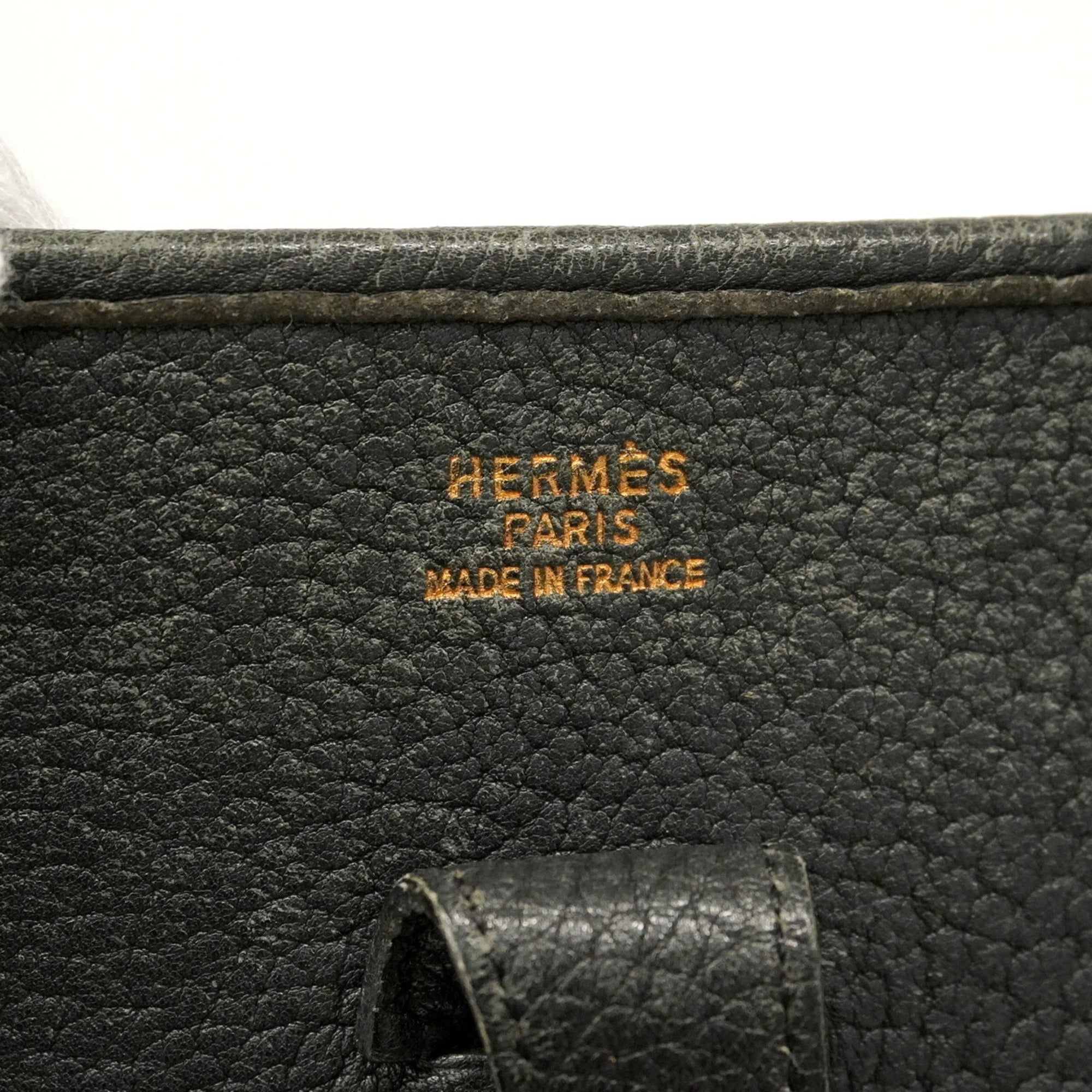 Hermes Black Ardennes Leather Shoulder Bag (Pre-Owned)