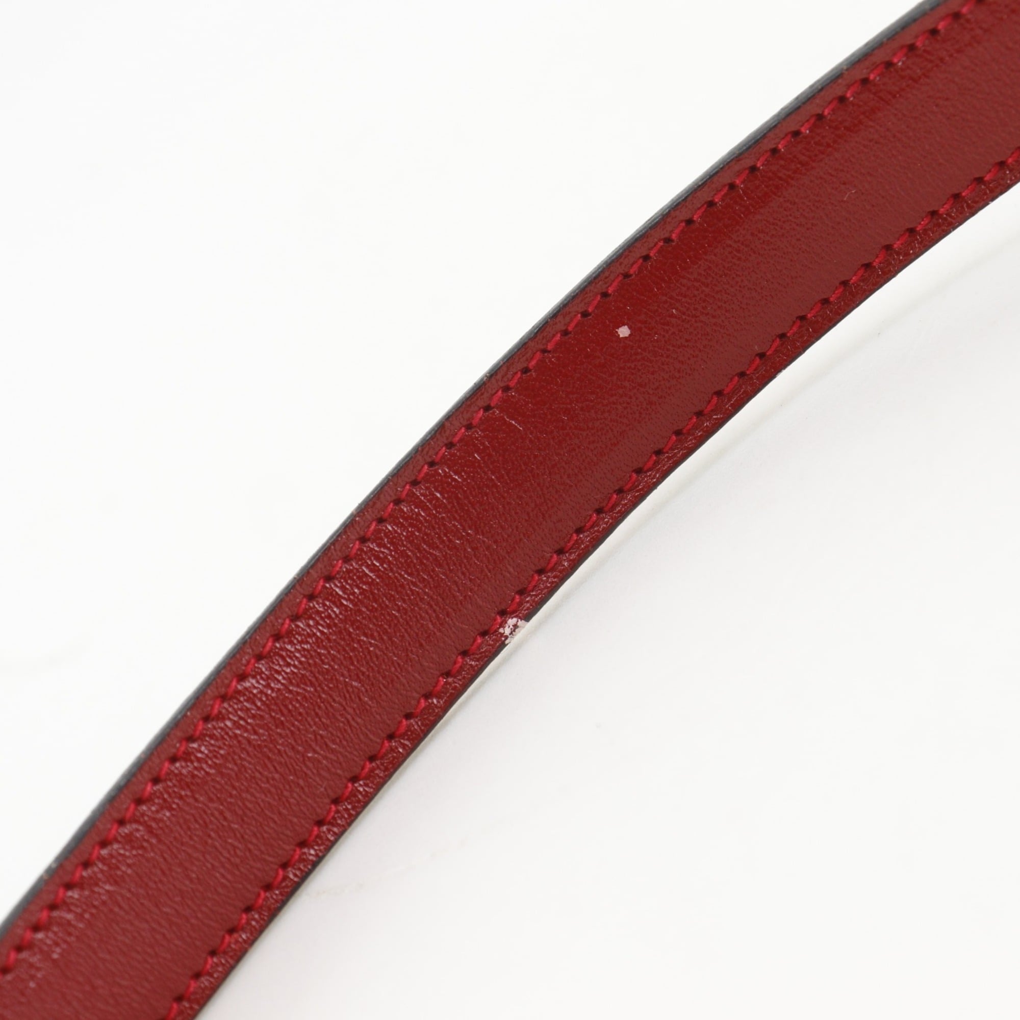 Dunhill Red Color Leather Handbag (Pre-Owned)