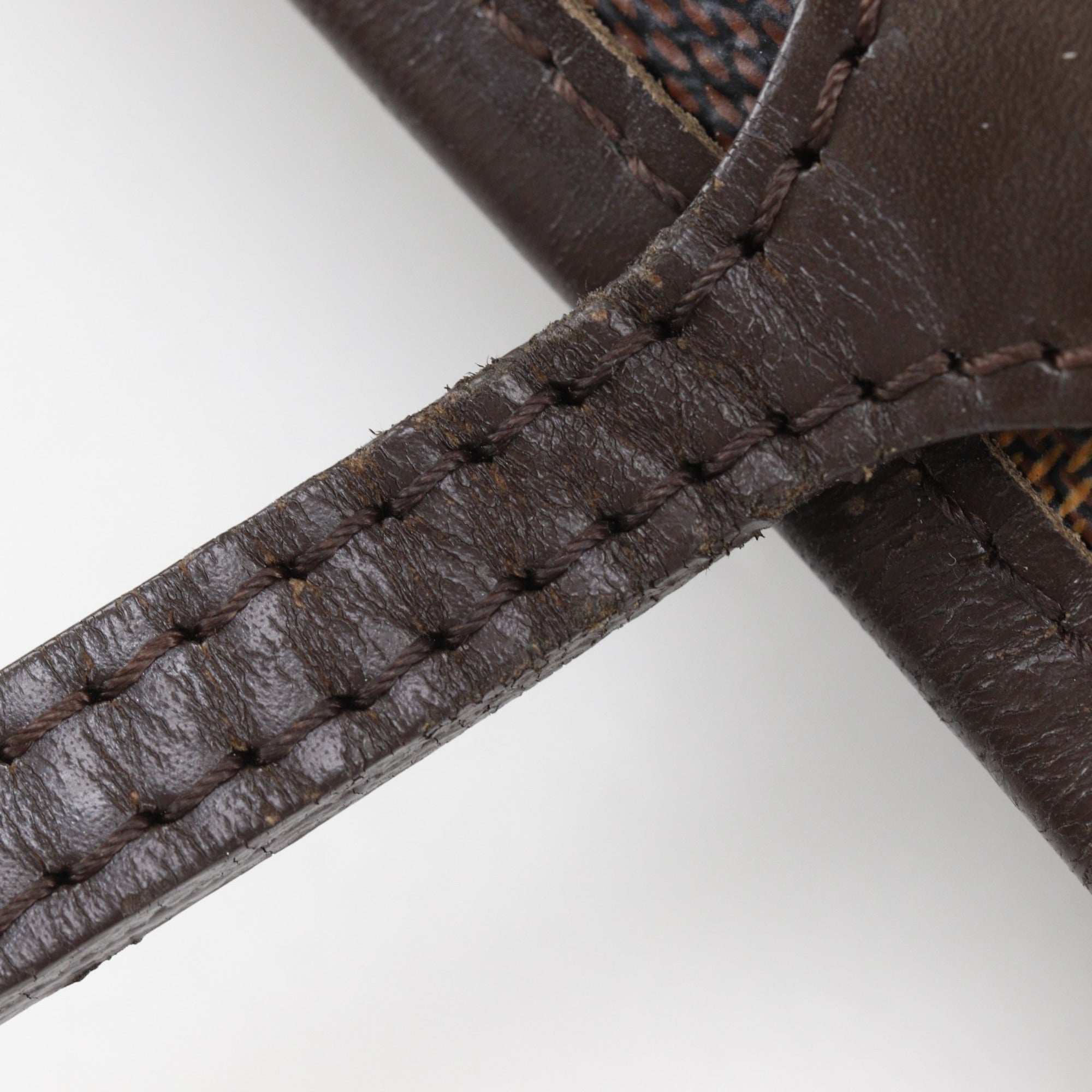 Louis Vuitton Brown Damier Canvas Tote Bag (Pre-Owned)