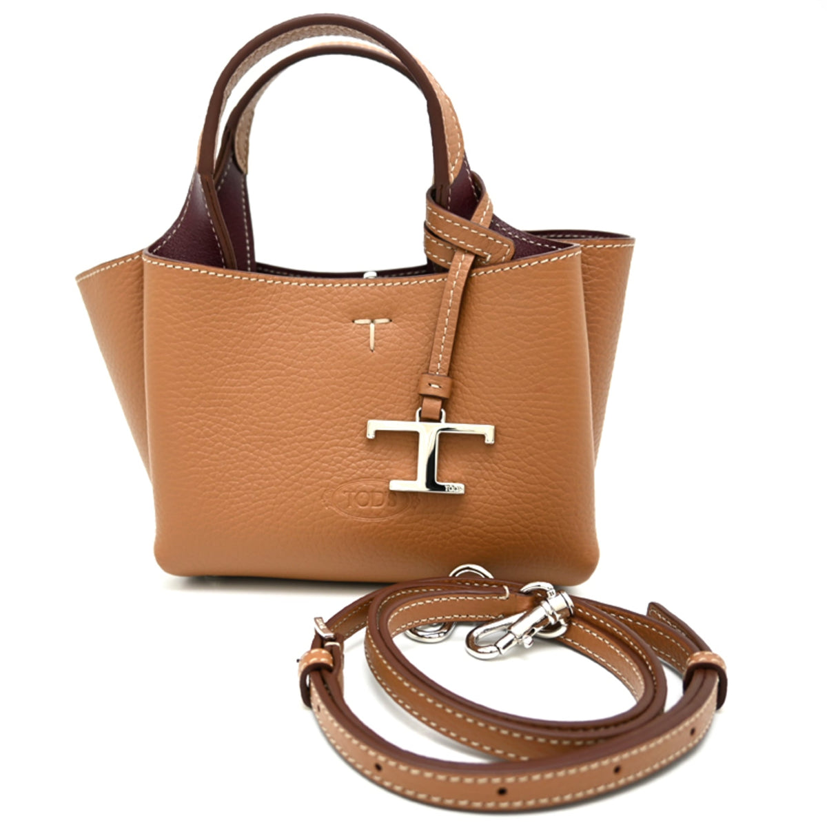Tod's Brown Leather Handbag (Pre-Owned)