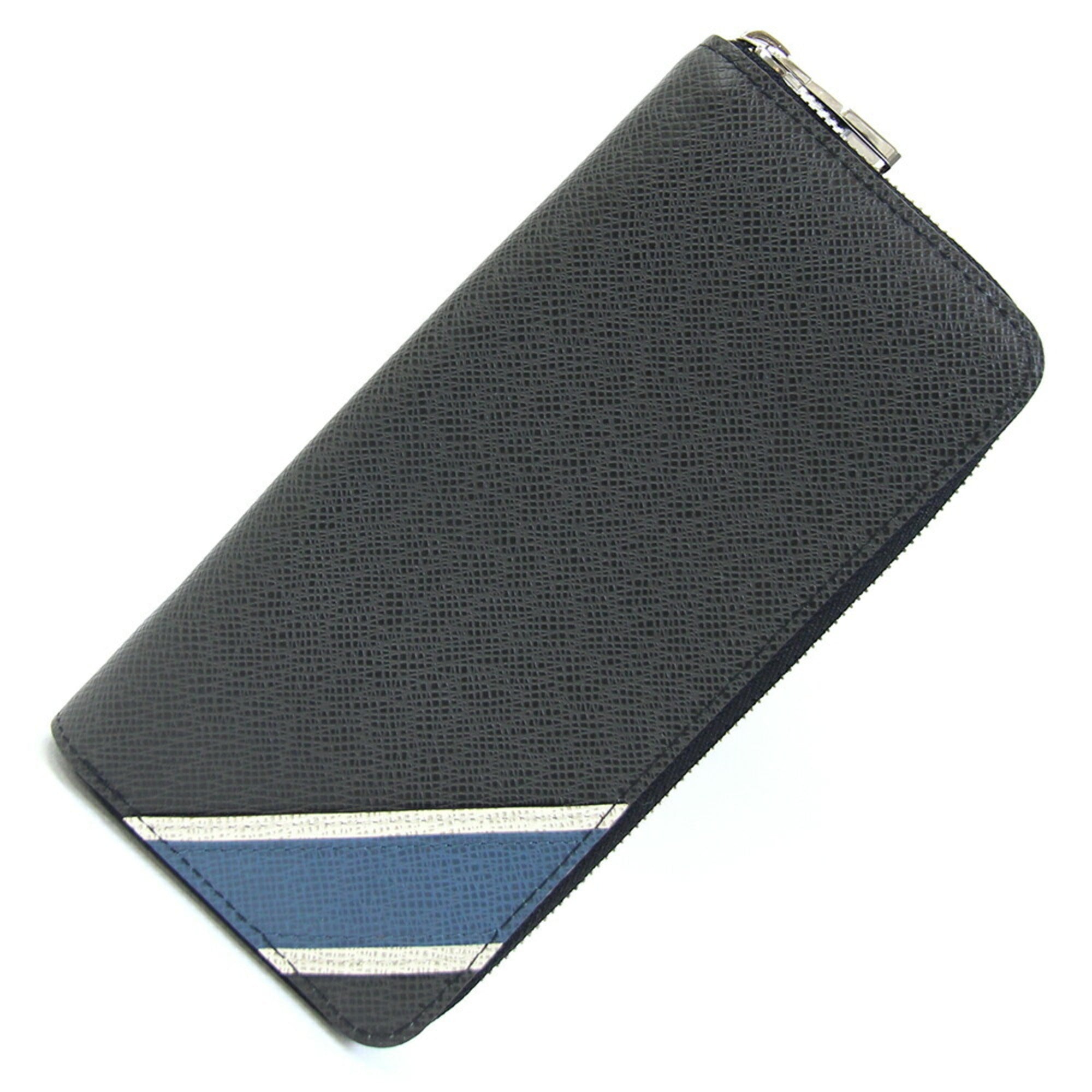 Louis Vuitton Taiga Ardoise Taiga Leather Long Wallet (Bi-Fold) (Pre-Owned)