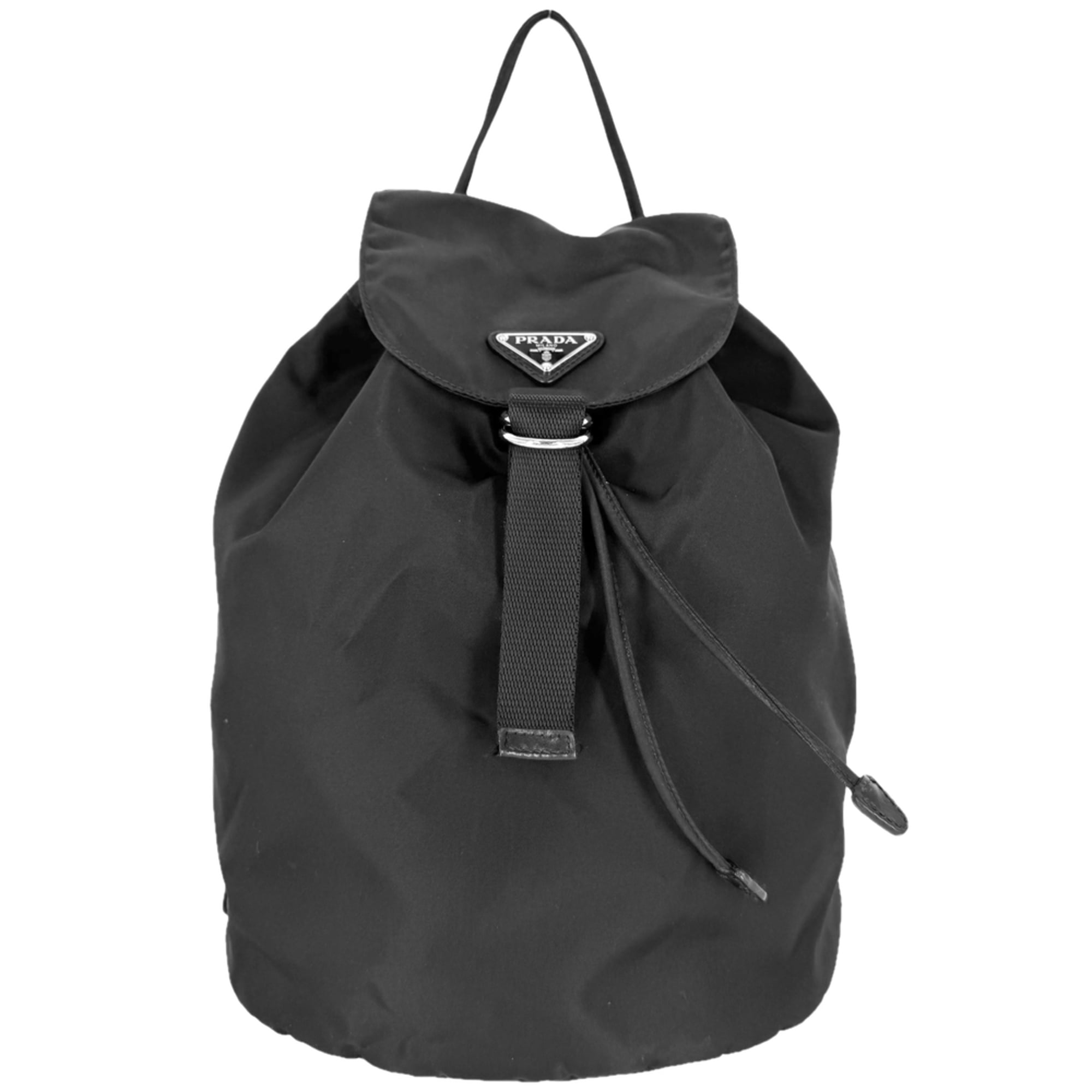 Prada Black White Nylon (Pre-Owned)