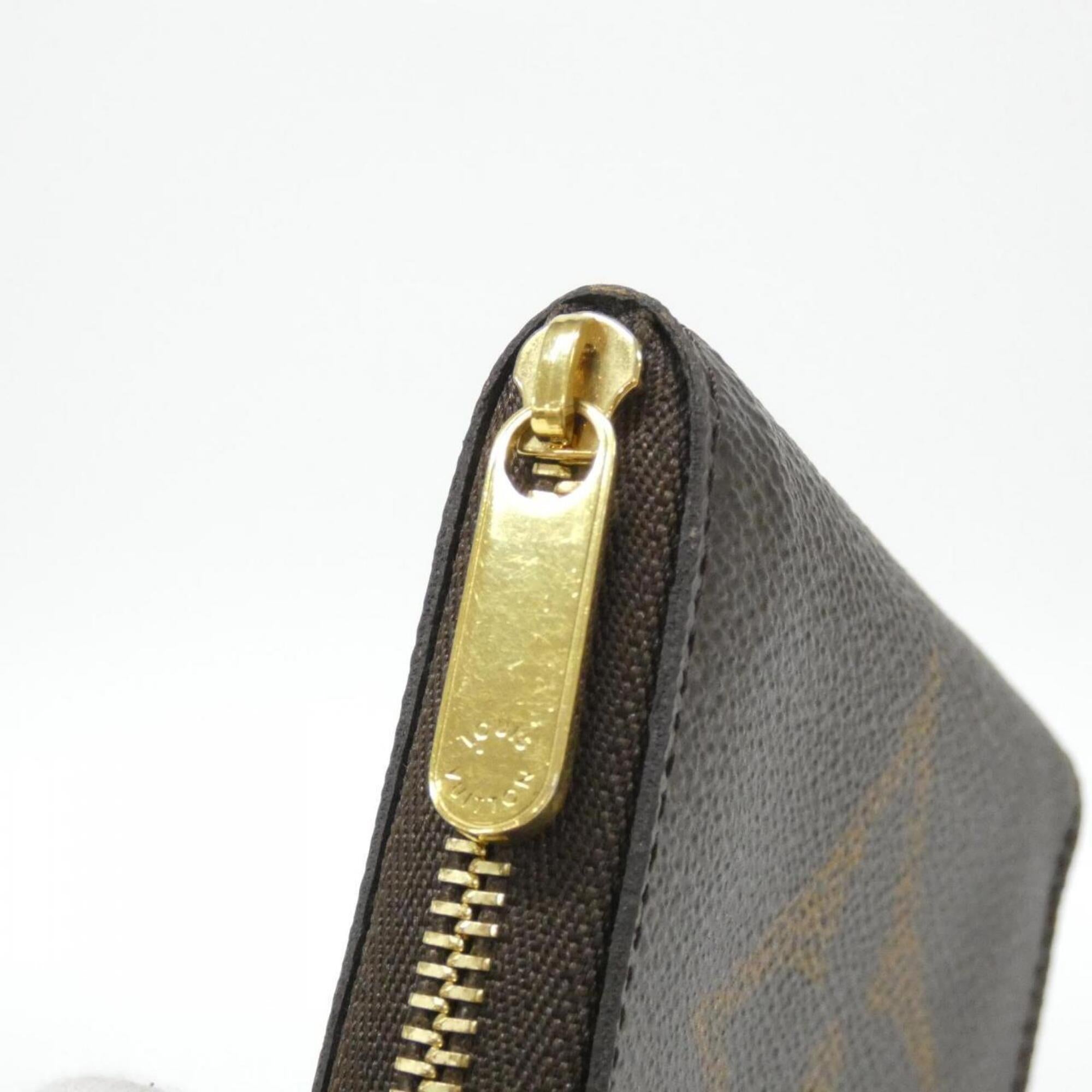 Louis Vuitton Monogram Marron Coated Canvas Coin Purse/Coin Case (Pre-Owned)
