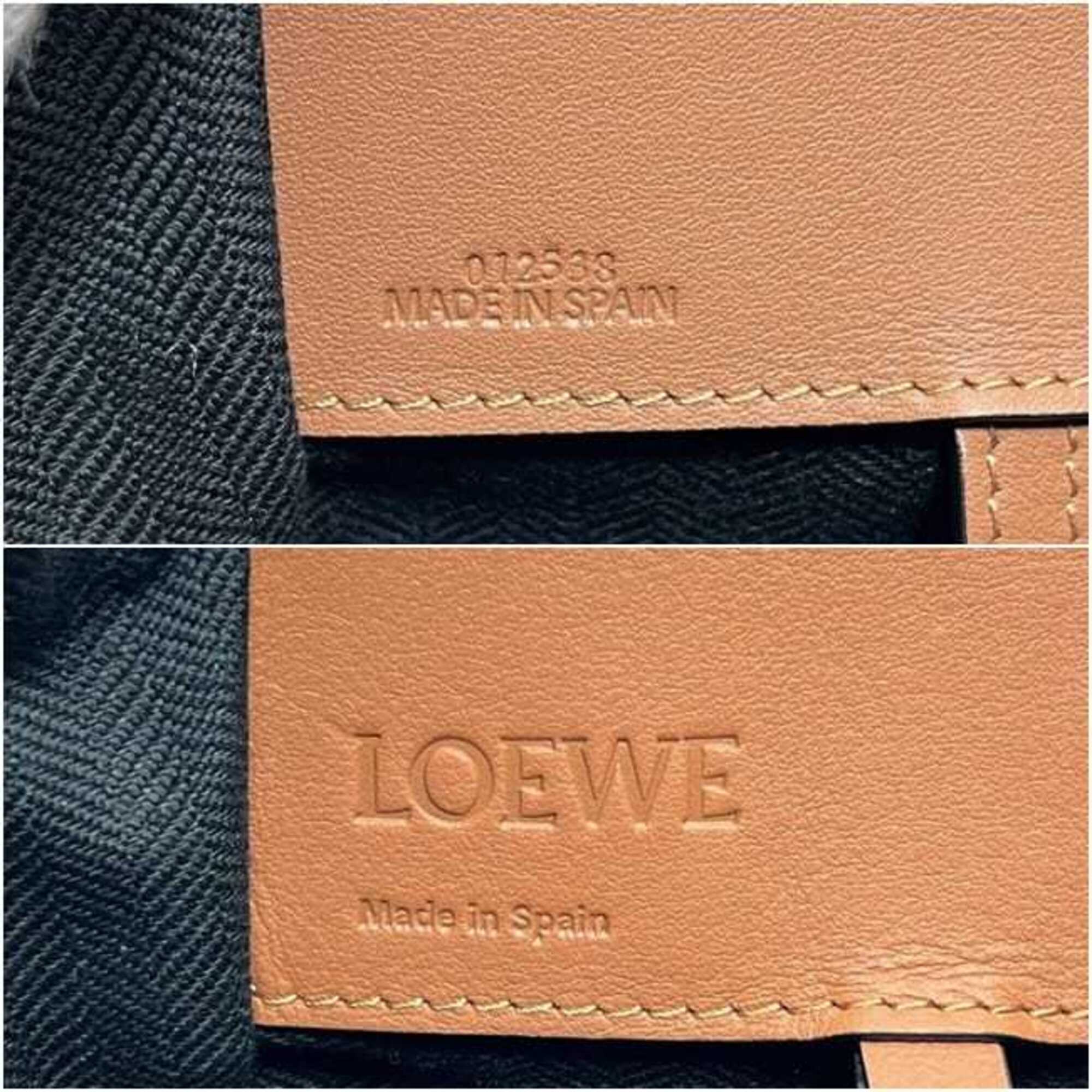 Loewe Hammock Brown Leather Shoulder Bag (Pre-Owned)