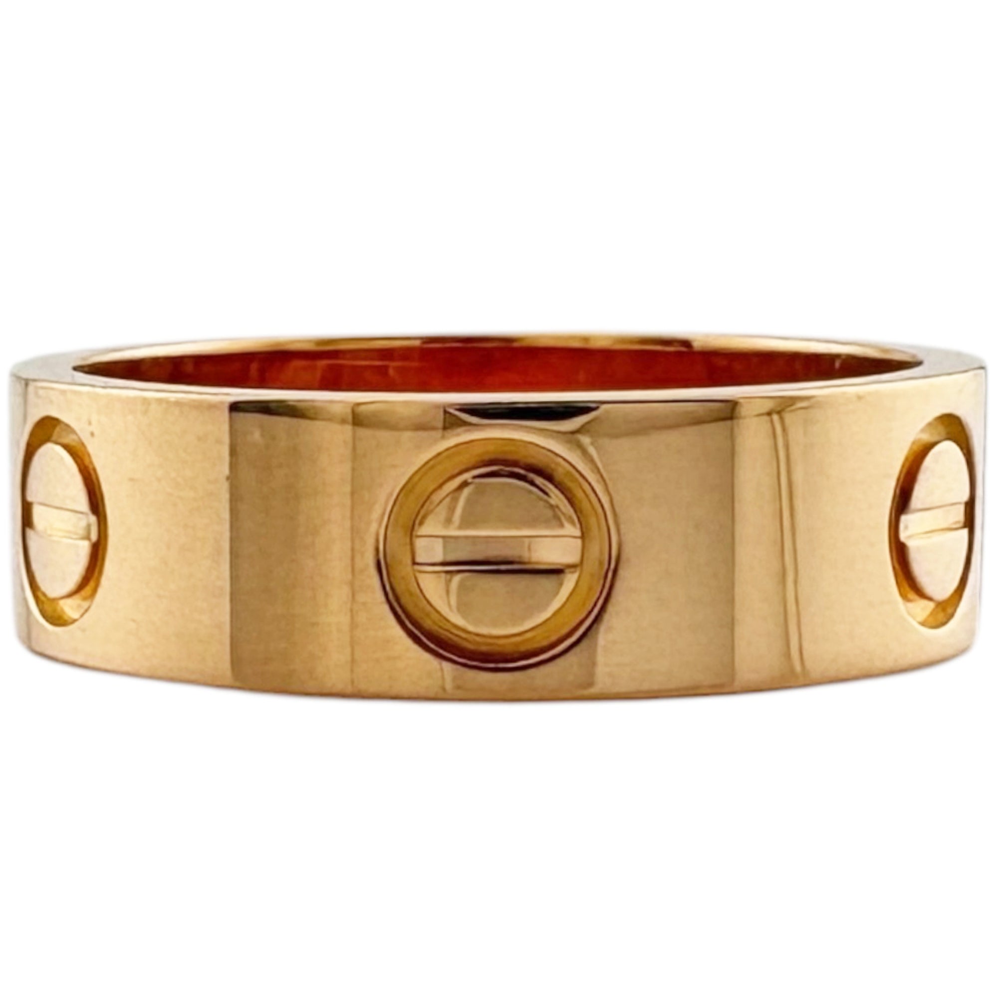 Cartier Love Pink Gold Pink Gold (18K) Band Ring (Pre-Owned)