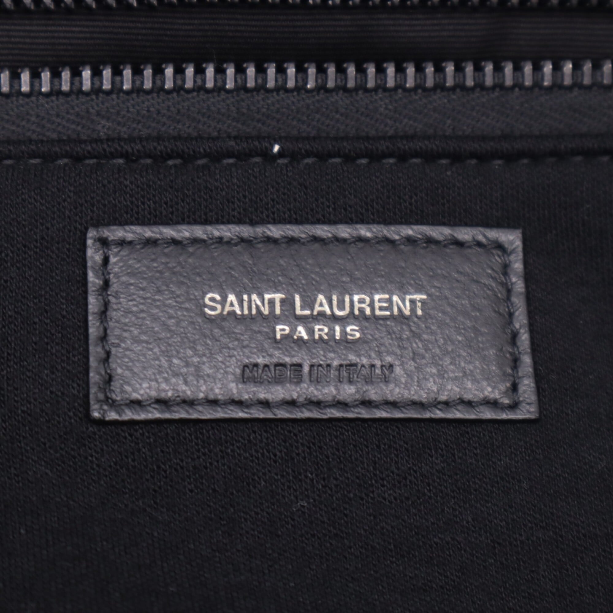 Yves Saint Laurent Black Cotton Handbag Tote Bag (Pre-Owned)