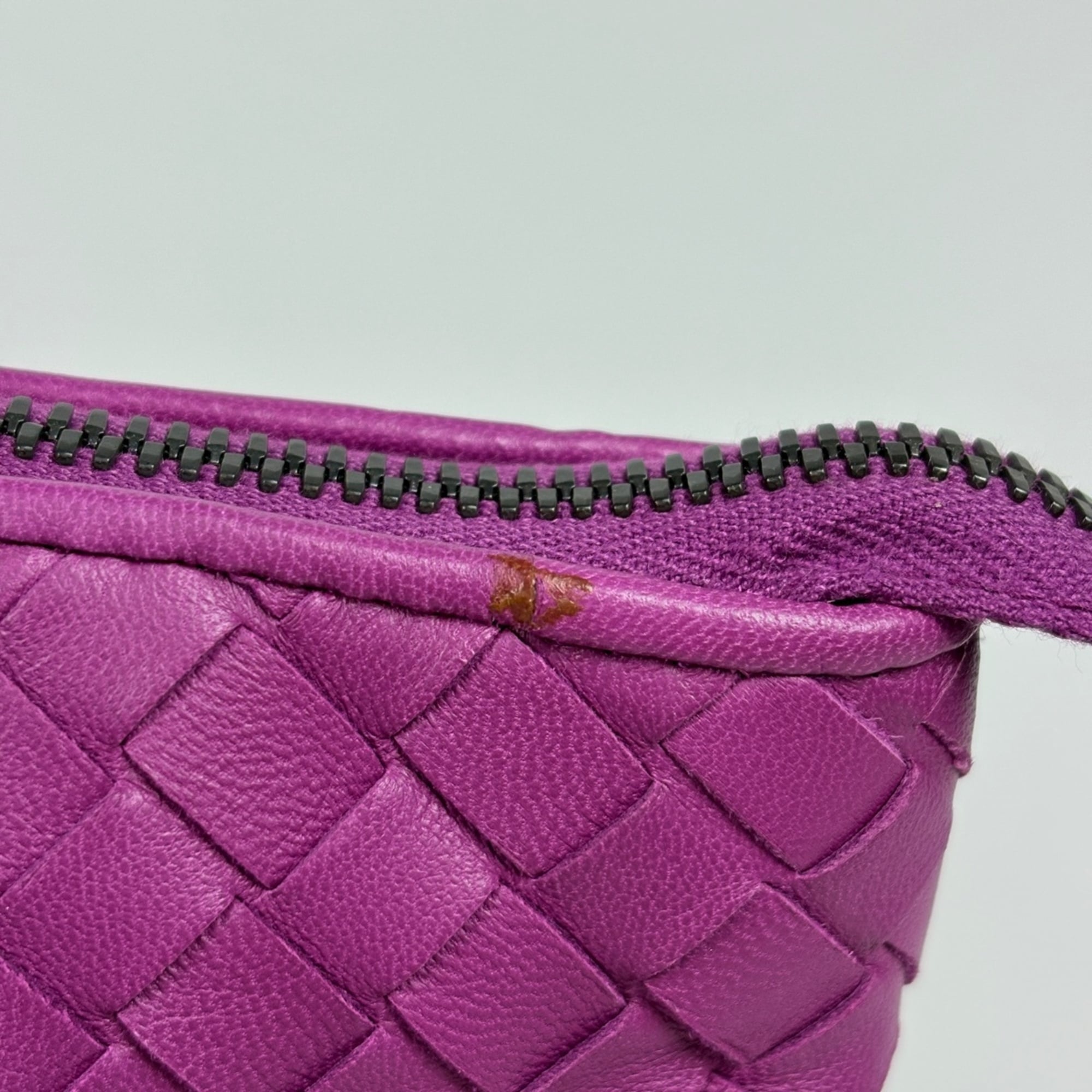 Bottega Veneta Intrecciato Purple Intrecciato Tote Bag (Pre-Owned)