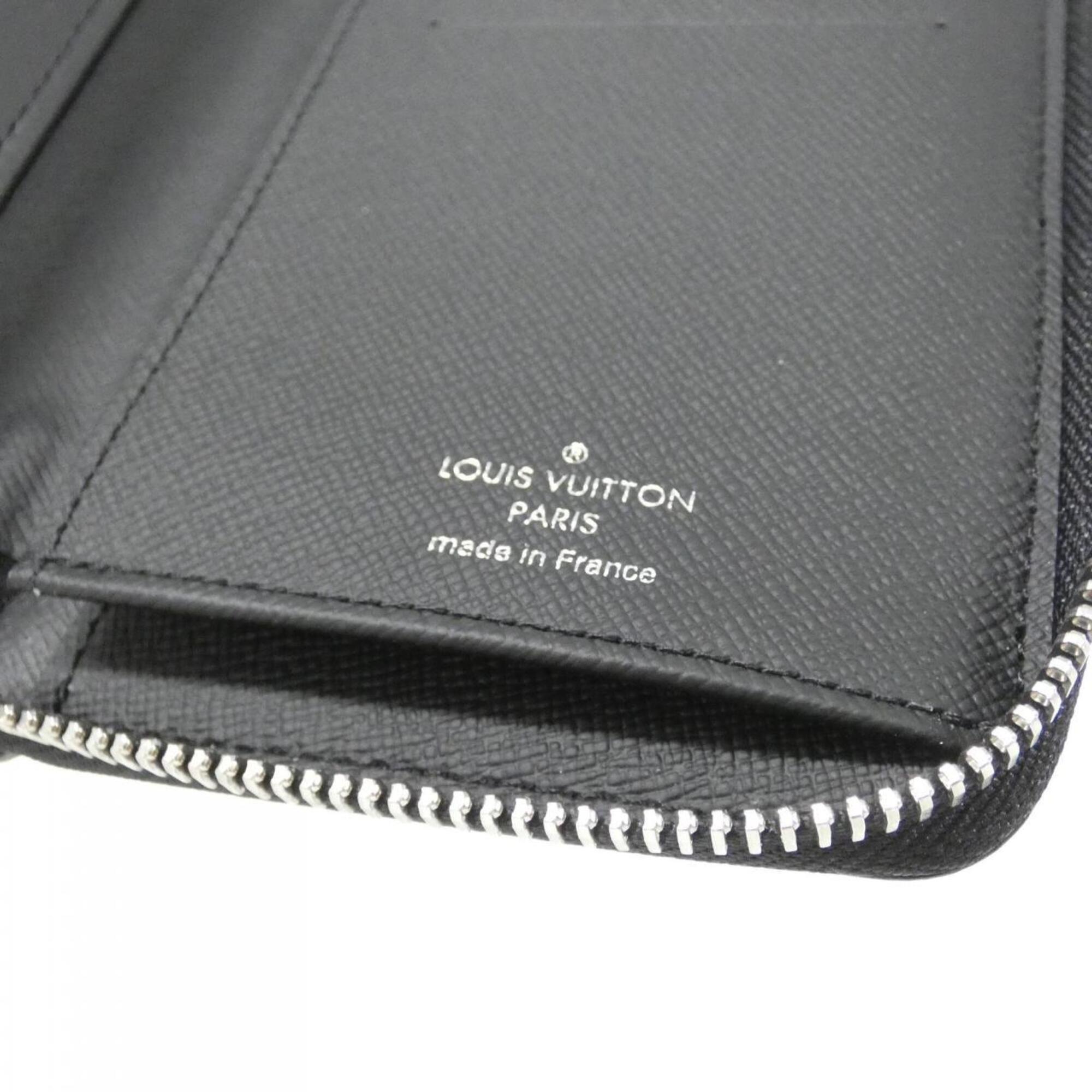 Louis Vuitton Dark Gray Graphite Coated Canvas Long Wallet (Bi-Fold) (Pre-Owned)