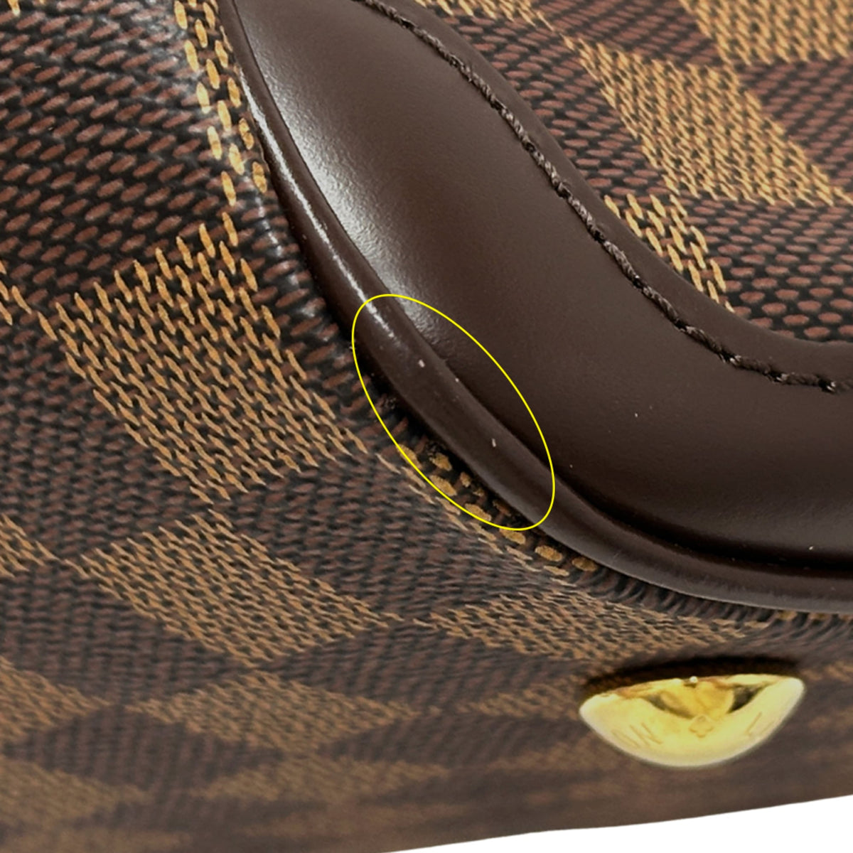 Louis Vuitton Brown Damier Canvas Ebene Damier Canvas Handbag (Pre-Owned)
