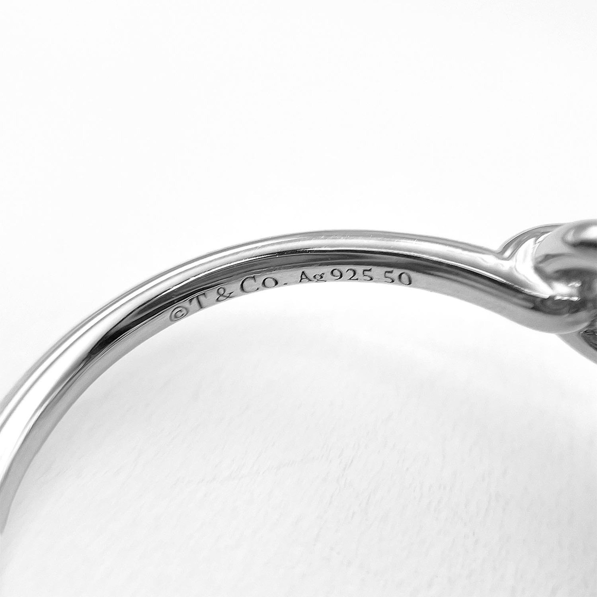 Tiffany Silver Silver 925 Band Ring (Pre-Owned)