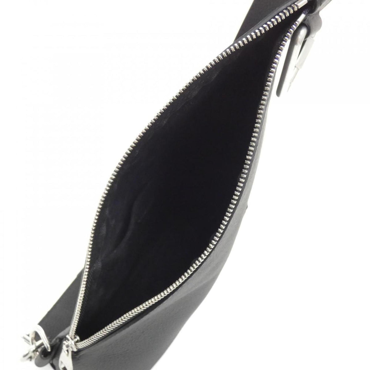 Louis Vuitton Black Leather Suede Shoulder Bag (Pre-Owned)