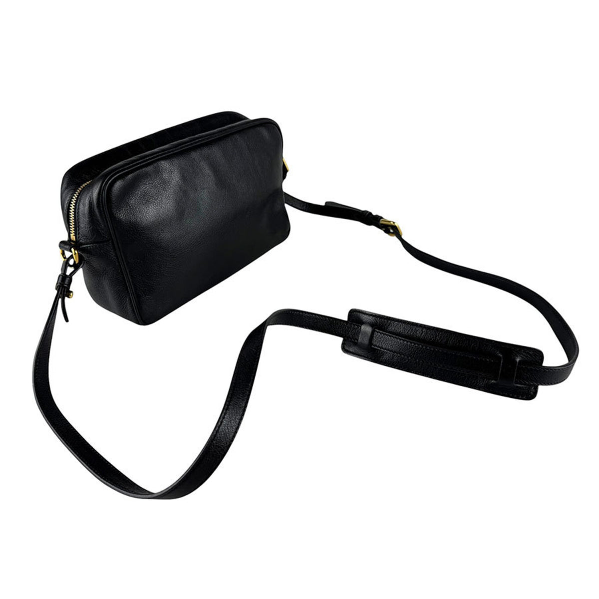 Prada Black Leather Shoulder Bag (Pre-Owned)
