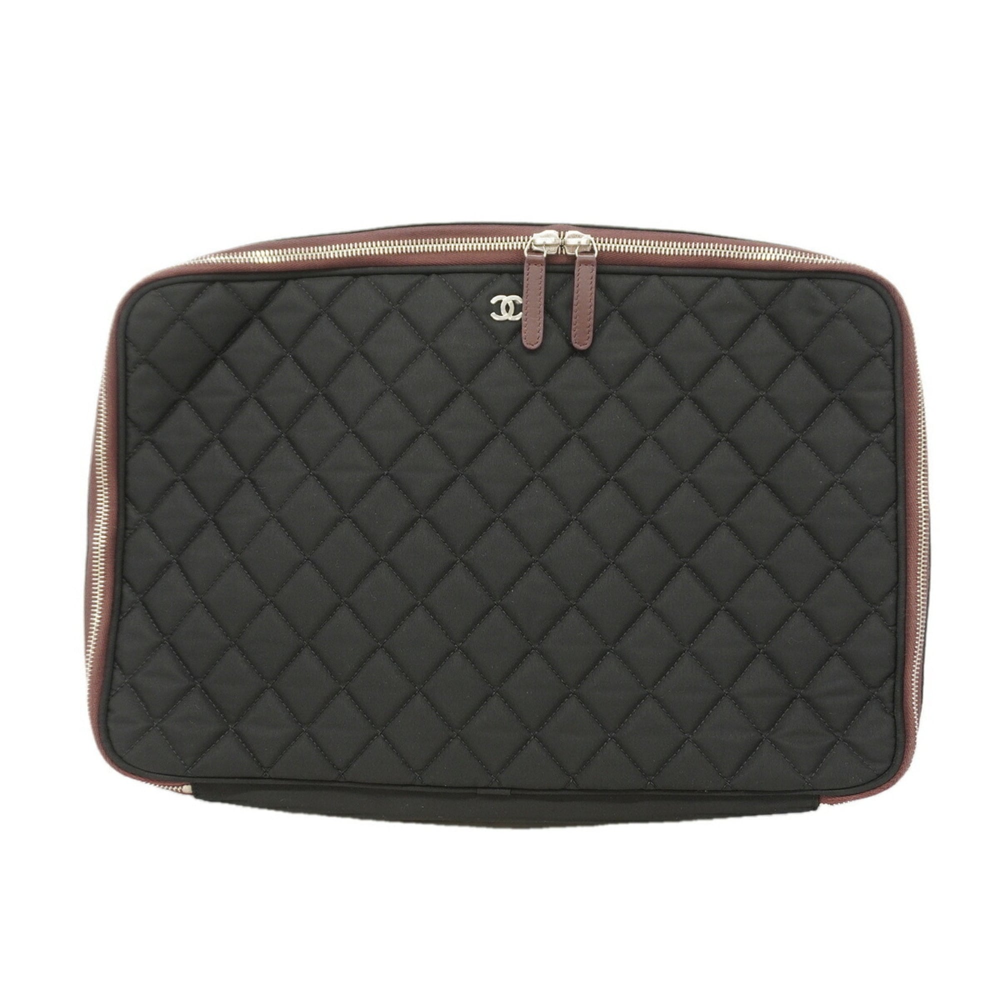 Chanel Black Nylon Laptop Bag (Pre-Owned)