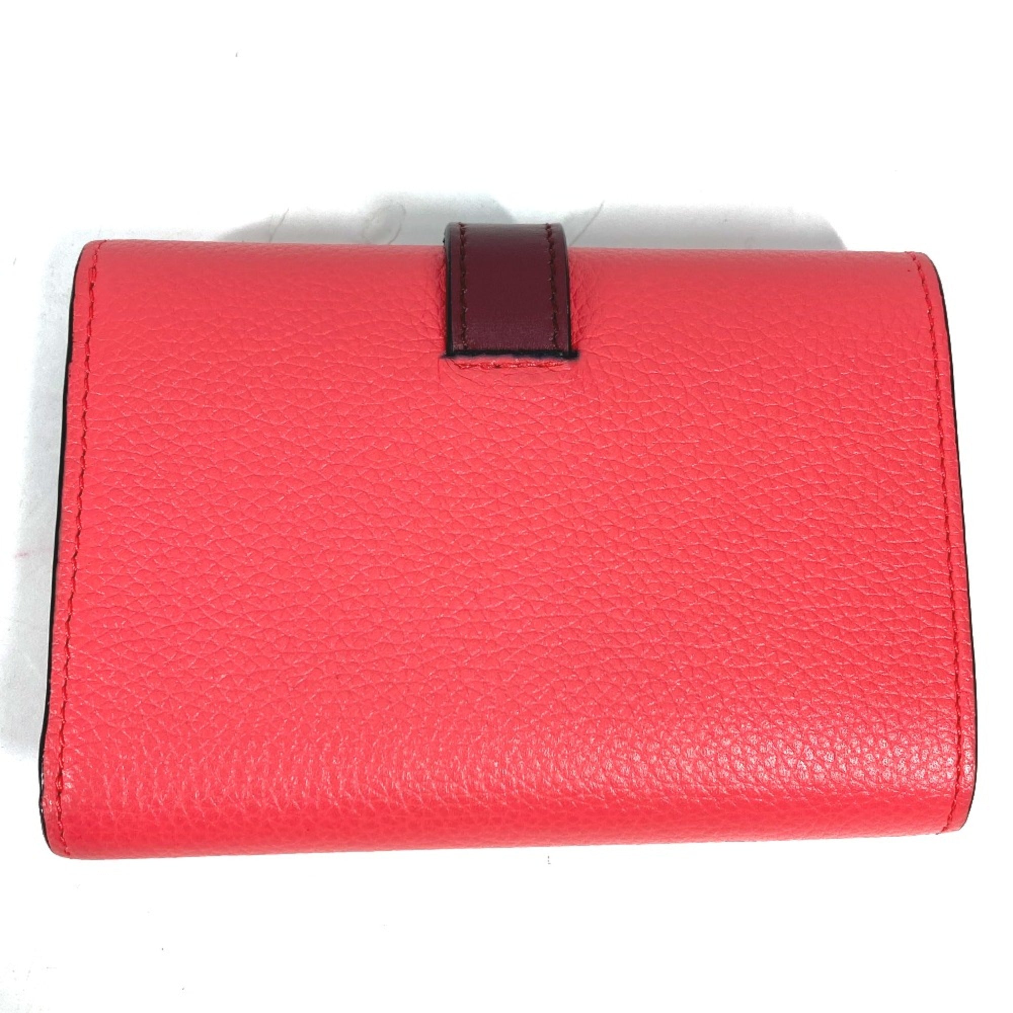 Loewe Pink Leather Wallet (Tri-Fold) (Pre-Owned)