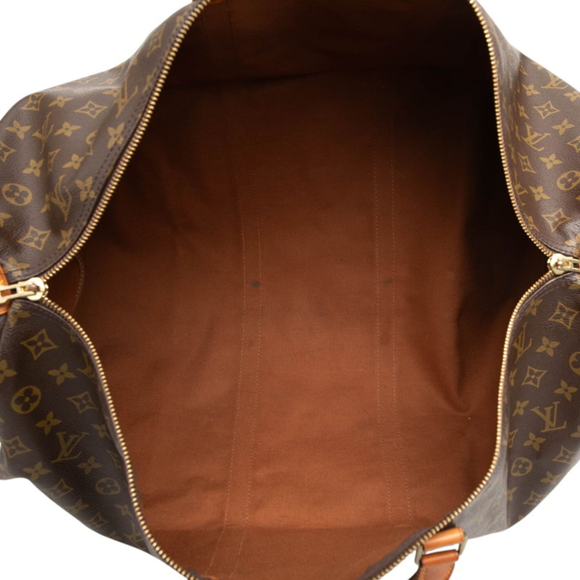 Louis Vuitton Monogram Brown Pvc Leather Boston Bag (Pre-Owned)