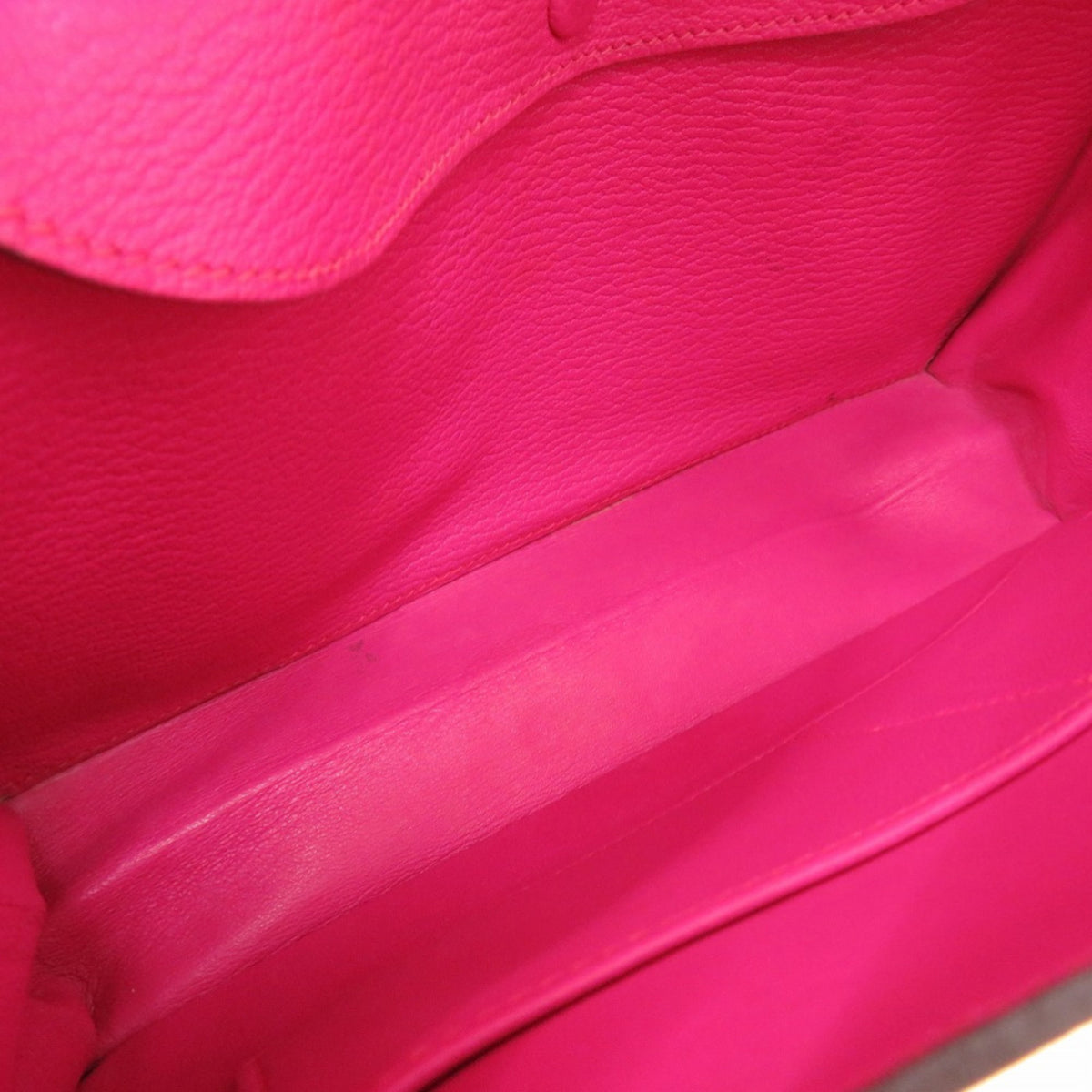 Hermes Rose Shocking Chevre Leather Handbag (Pre-Owned)
