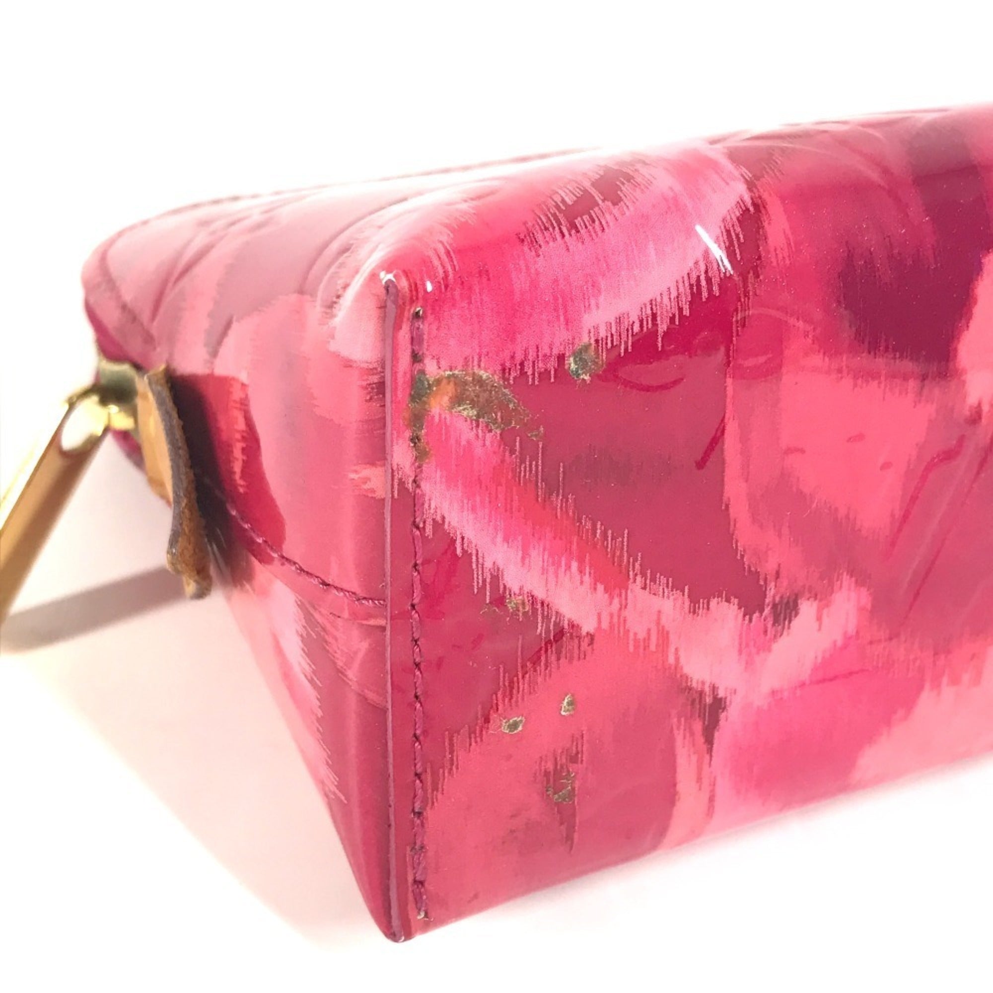 Louis Vuitton Pink Monogram Vernis Pochette Pouch (Pre-Owned)