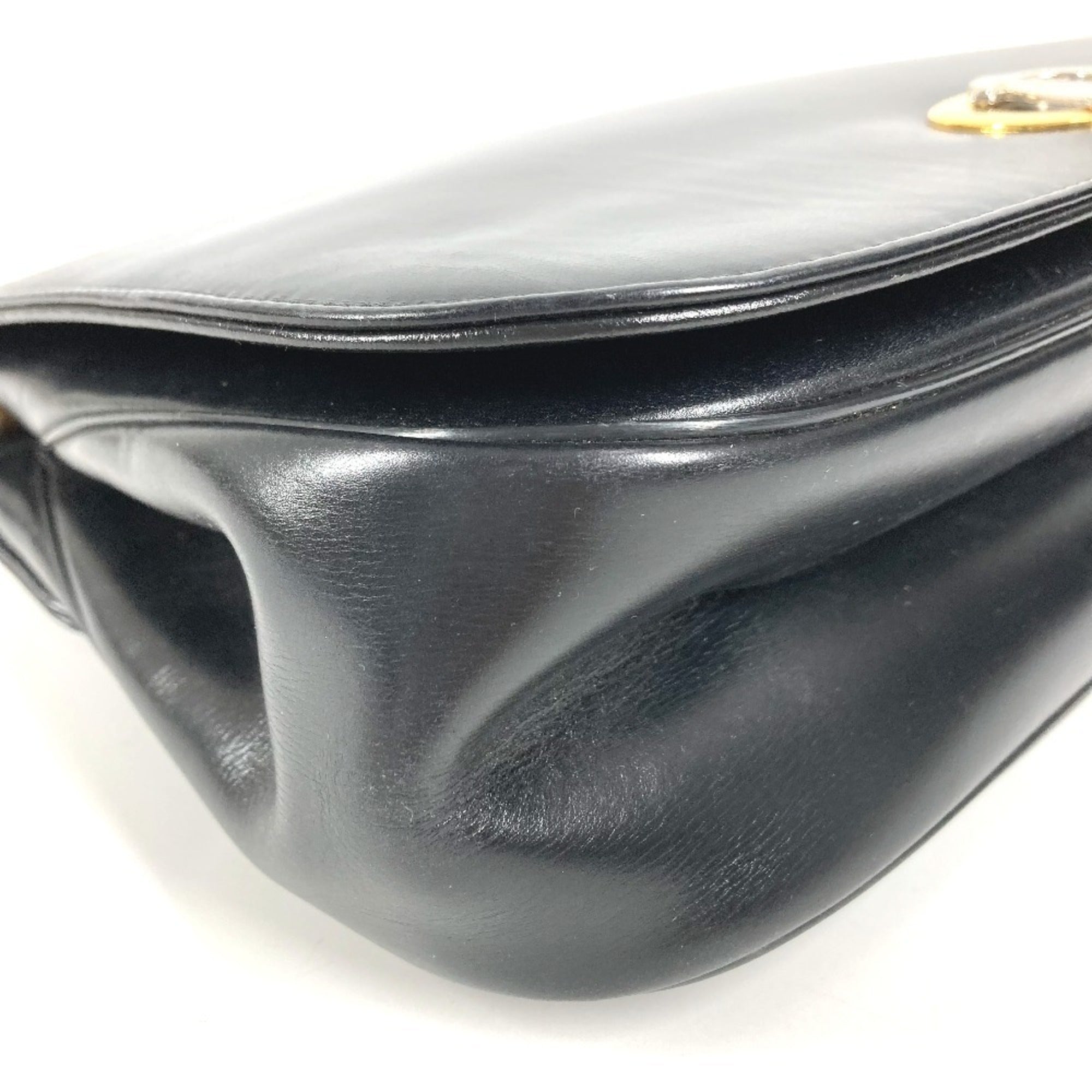 Christian Dior Black Leather Handbag (Pre-Owned)