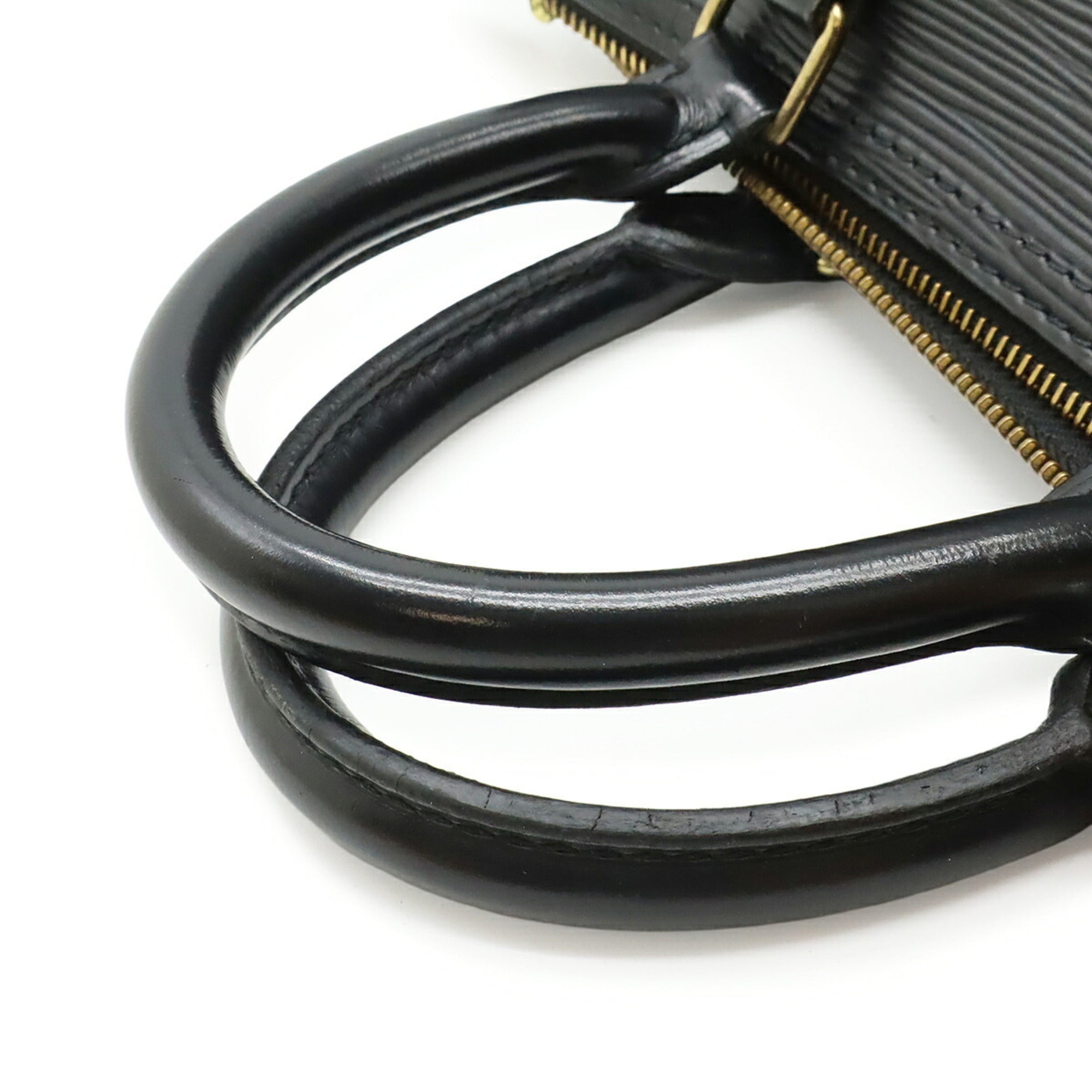 Louis Vuitton Noir Epi Leather Boston Bag Handbag (Pre-Owned)