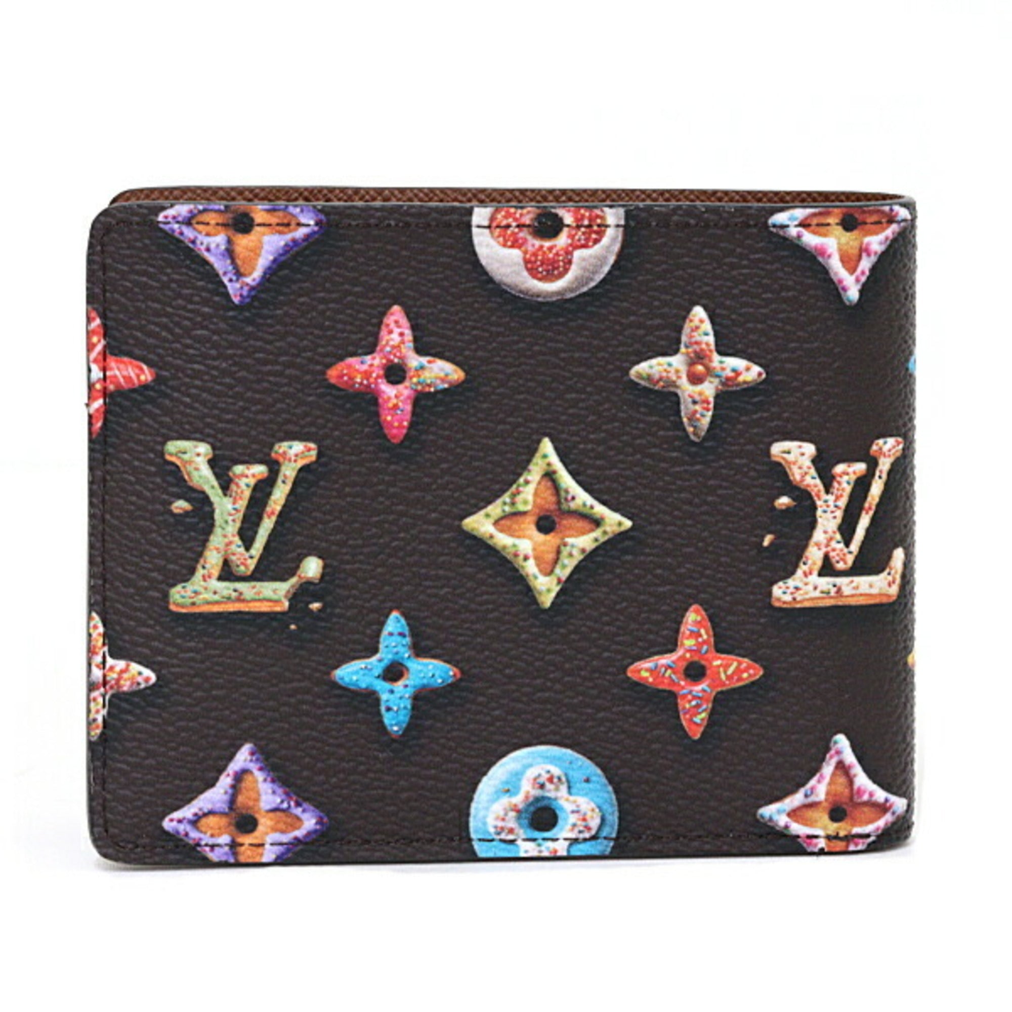 Louis Vuitton Monogram Chocolate Monogram Canvas Leather Wallet (Bi-Fold) (Pre-Owned)