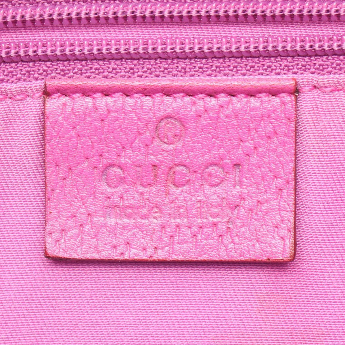 Gucci Abbey Beige Brown Purple Gg Canvas Leather Tote Bag (Pre-Owned)