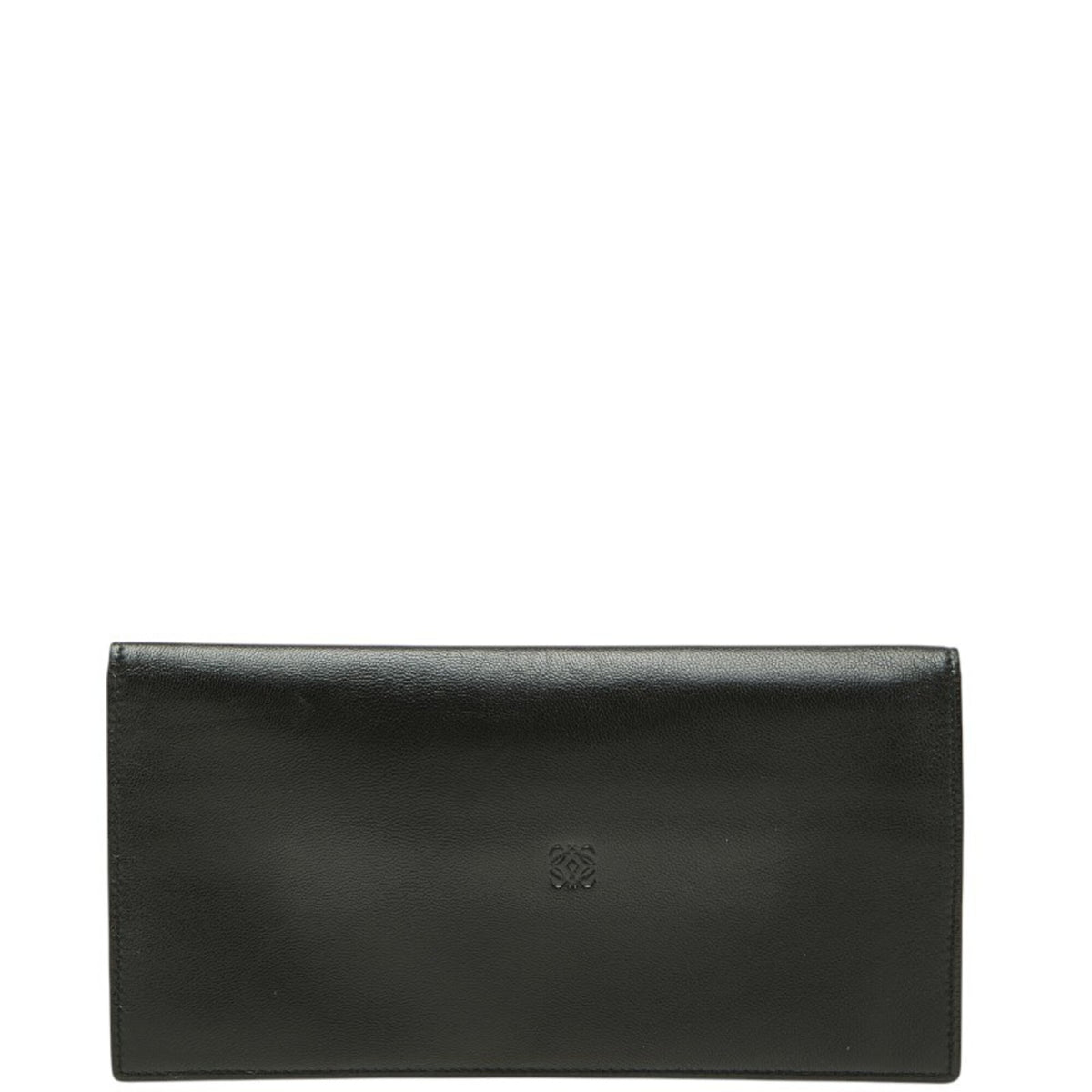 Loewe Black Leather Long Wallet (Bi-Fold) (Pre-Owned)