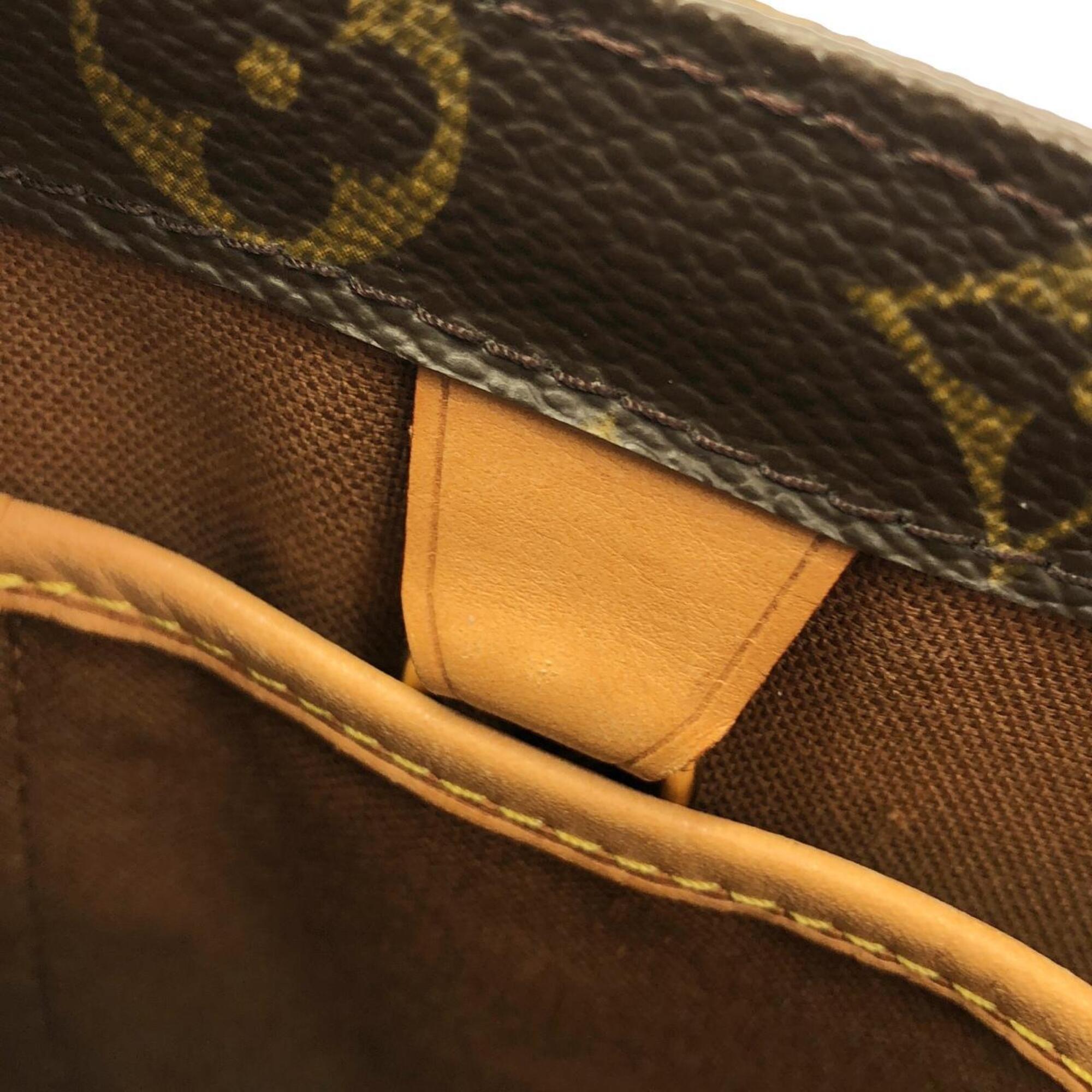 Louis Vuitton Marron Coated Canvas Handbag (Pre-Owned)