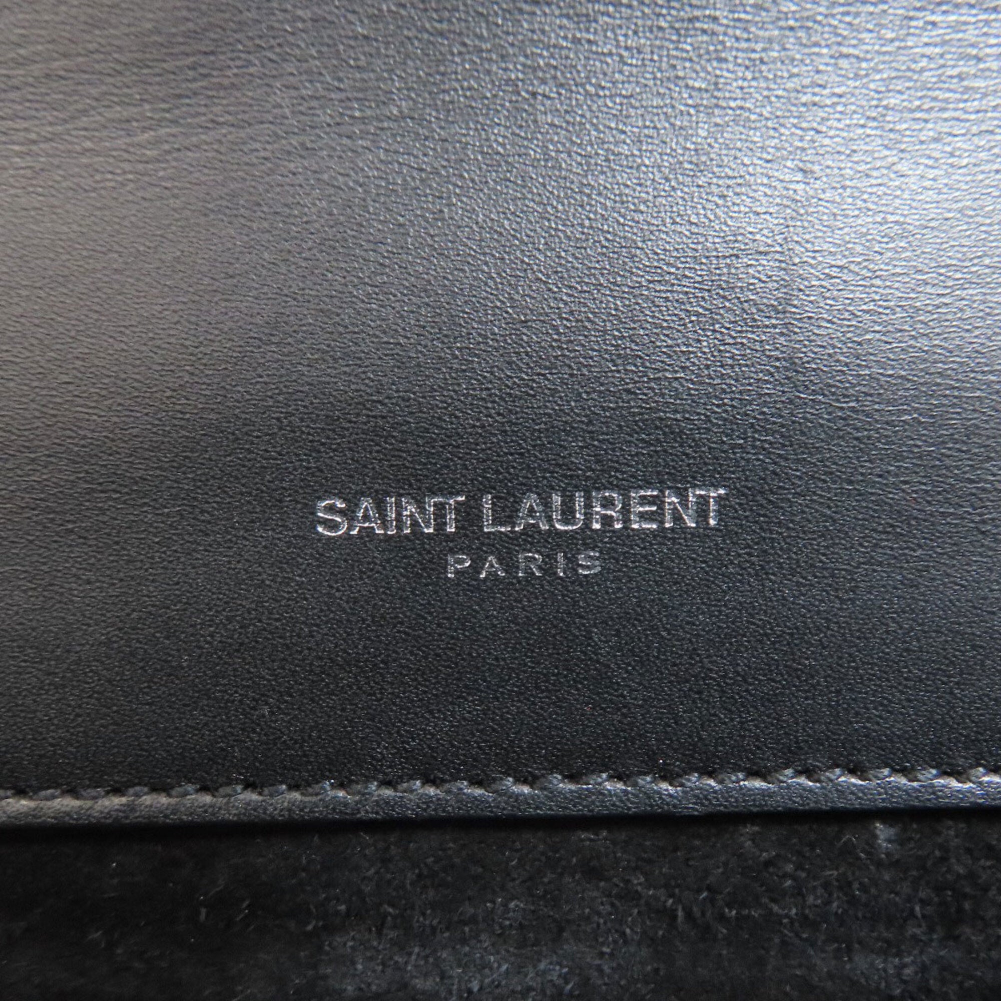 Yves Saint Laurent Black Leather Shoulder Bag (Pre-Owned)