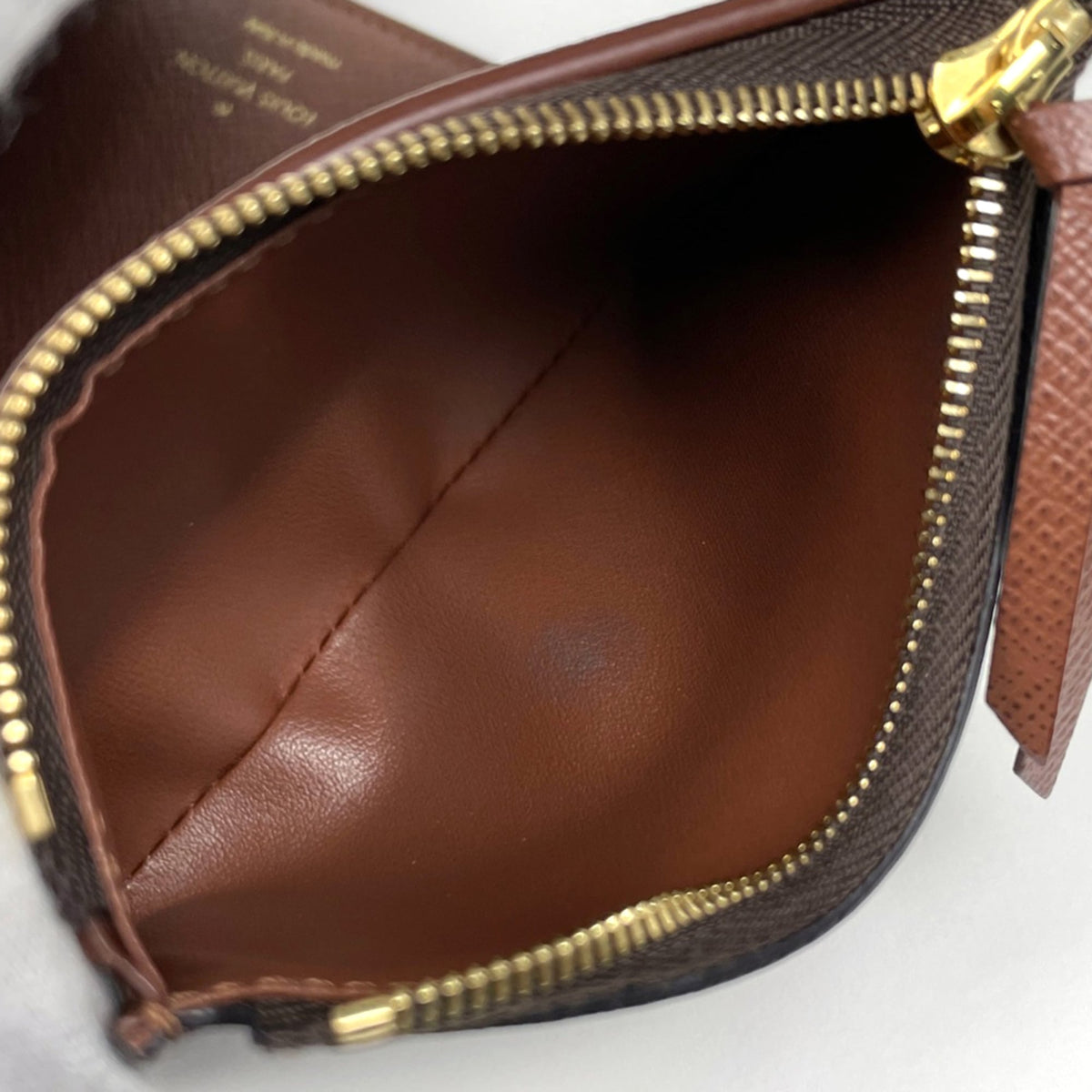 Louis Vuitton Brown Monogram Wallet (Tri-Fold) (Pre-Owned)