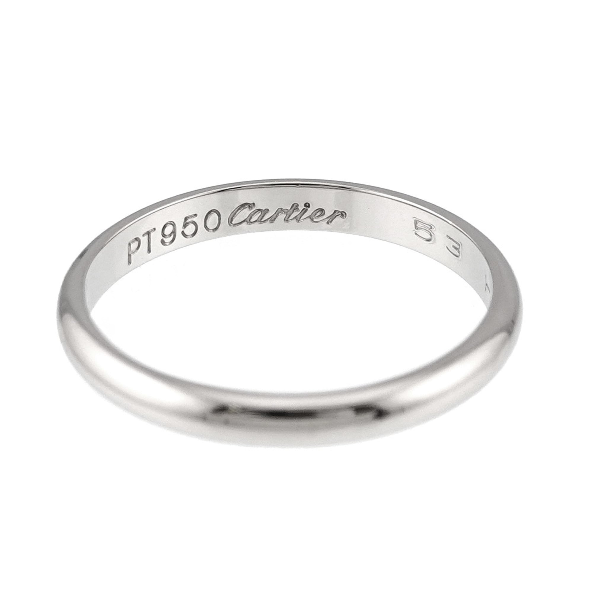 Cartier Platinum 950 Band Ring (Pre-Owned)