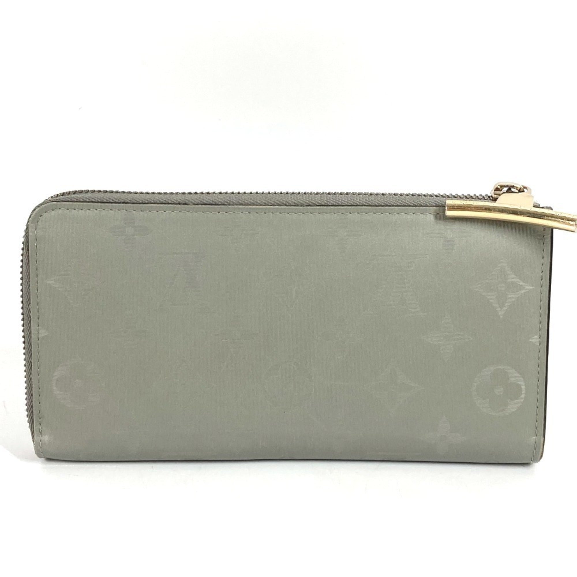 Louis Vuitton Gray Monogram Long Wallet (Bi-Fold) (Pre-Owned)