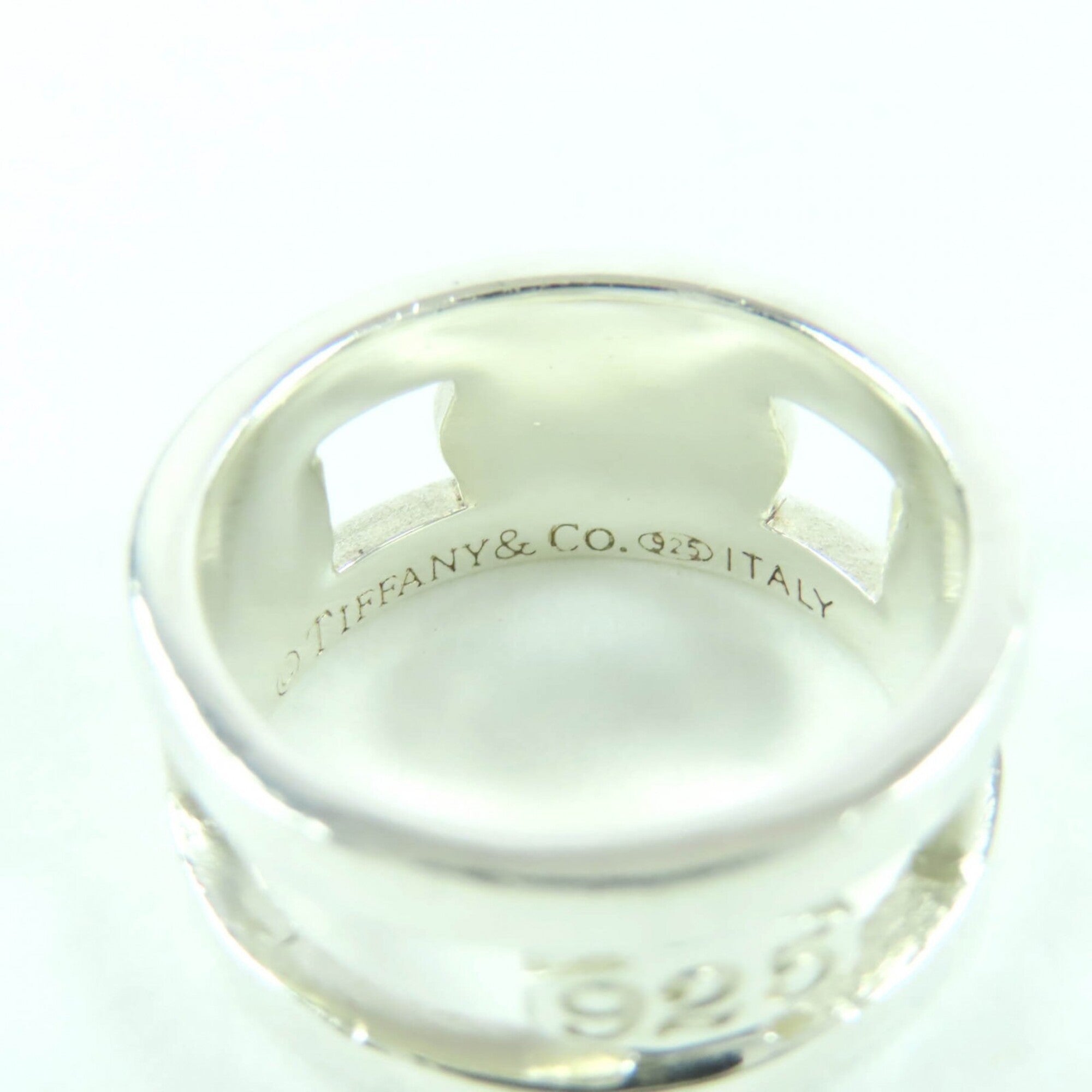 Tiffany Silver Silver 925 Band Ring (Pre-Owned)