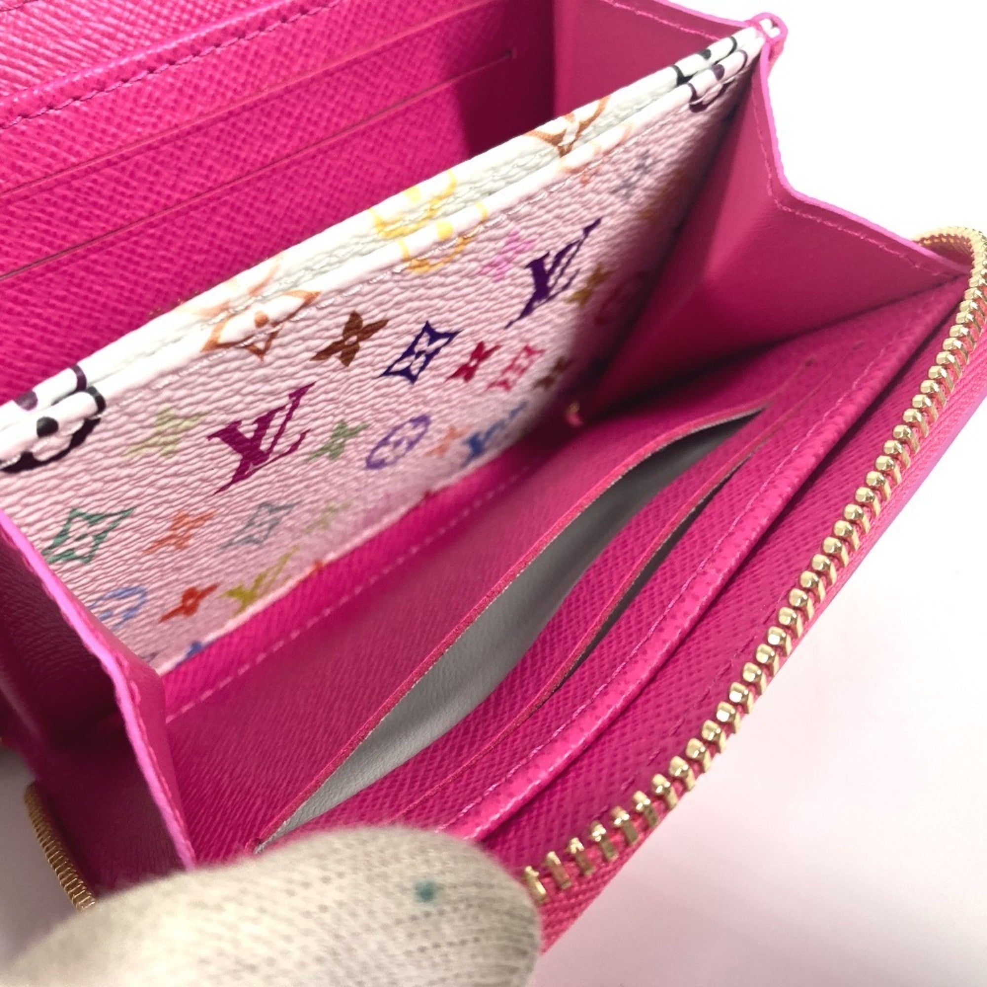 Louis Vuitton Pink Epi Leather Long Wallet (Bi-Fold) (Pre-Owned)