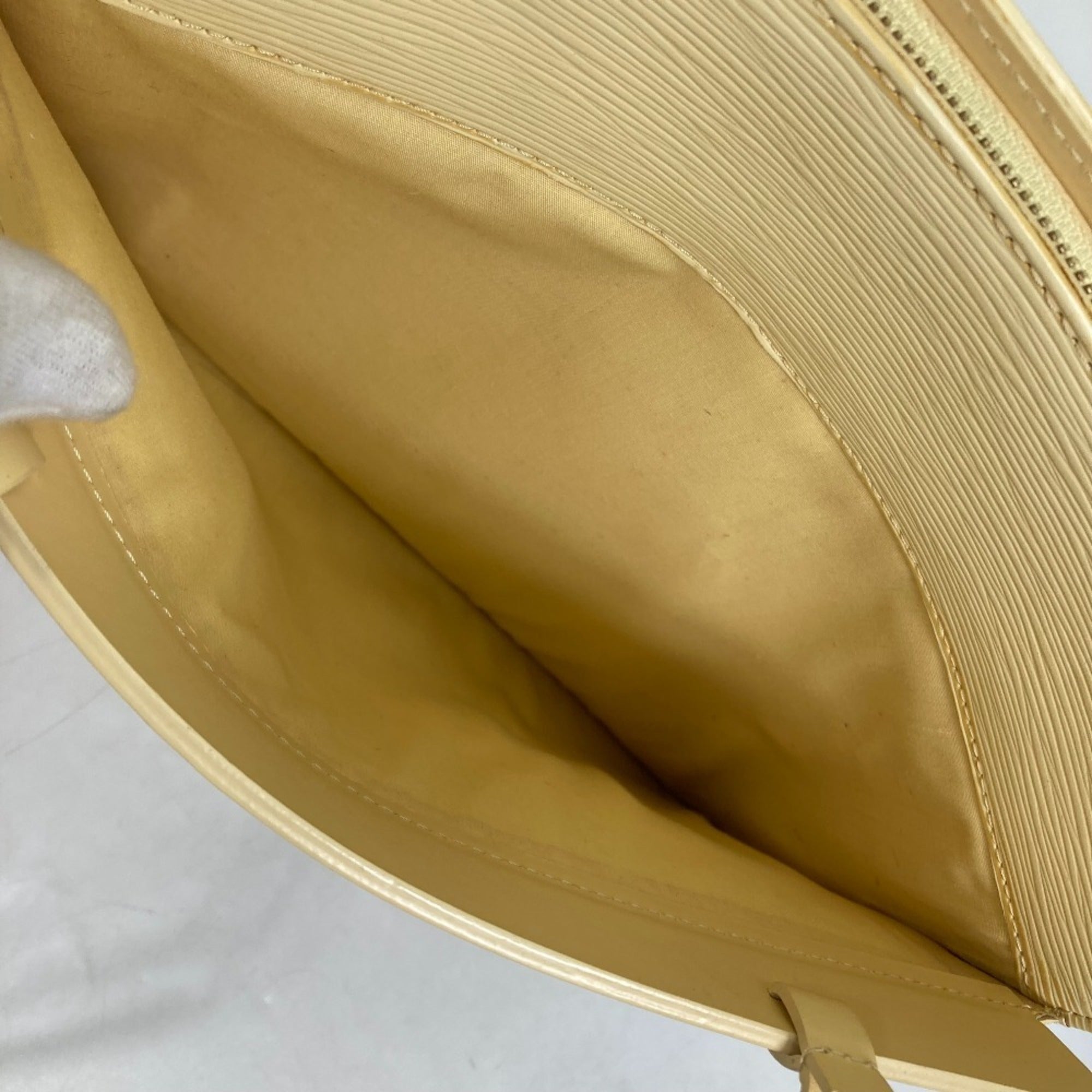 Louis Vuitton Vanilla Yellow Epi Leather Shoulder Bag Tote Bag (Pre-Owned)