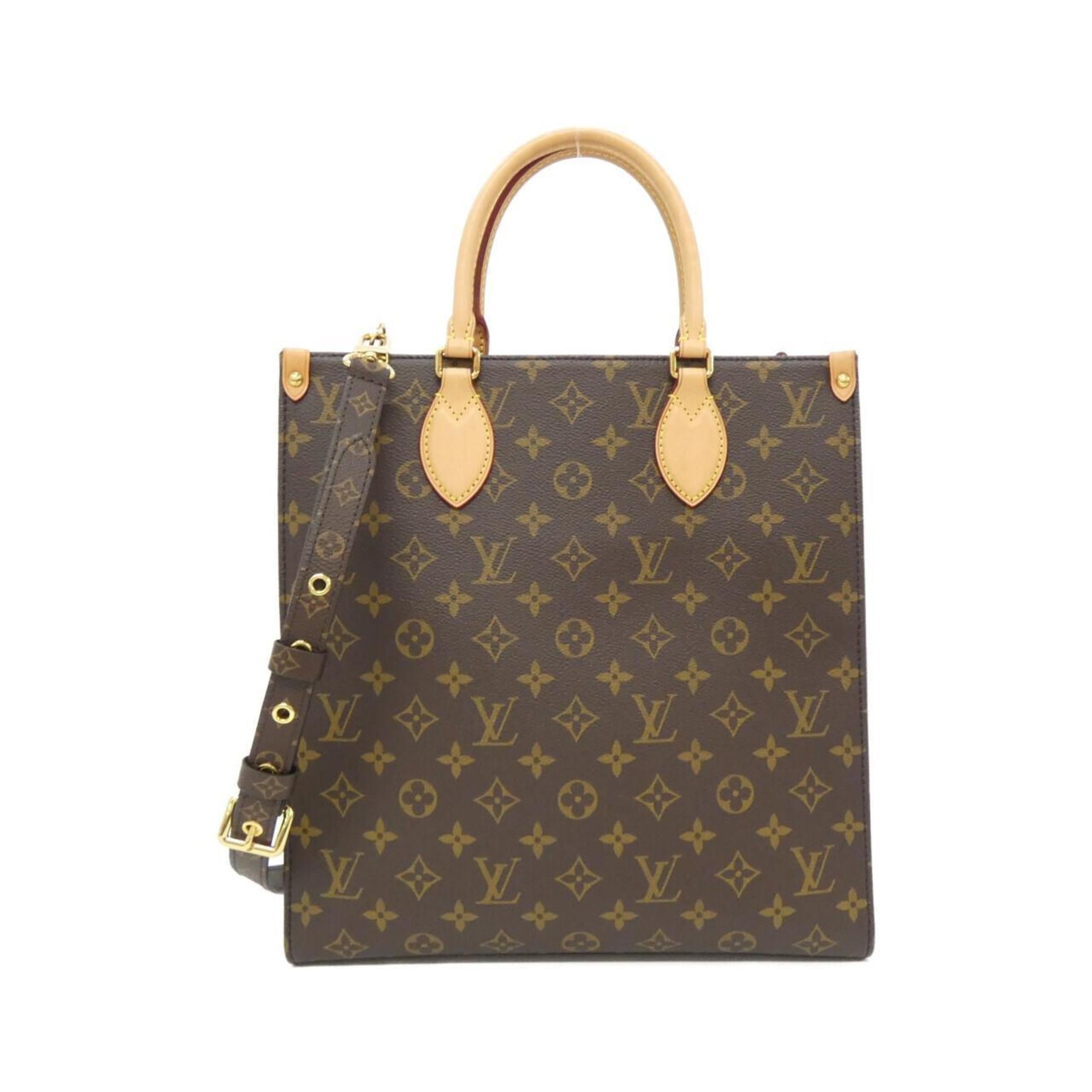 Louis Vuitton Monogram Marron Coated Canvas Handbag (Pre-Owned)