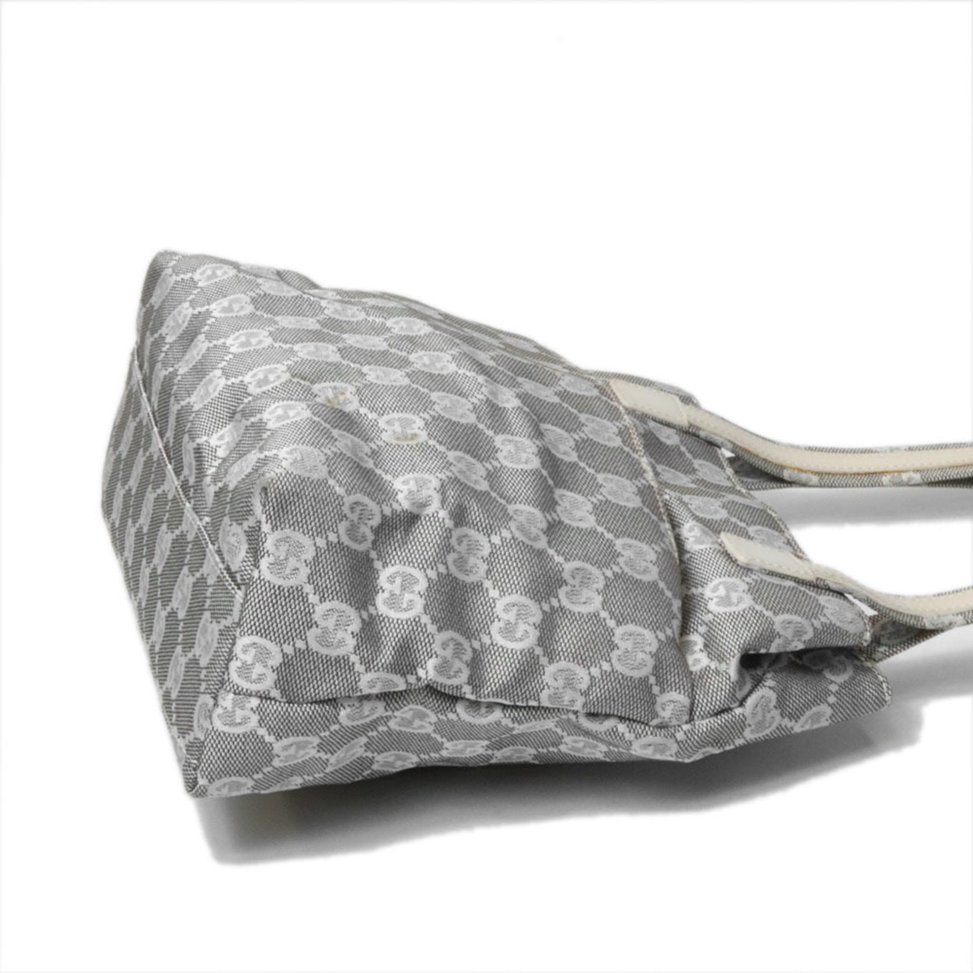Gucci Gray Gg Canvas Tote Bag (Pre-Owned)