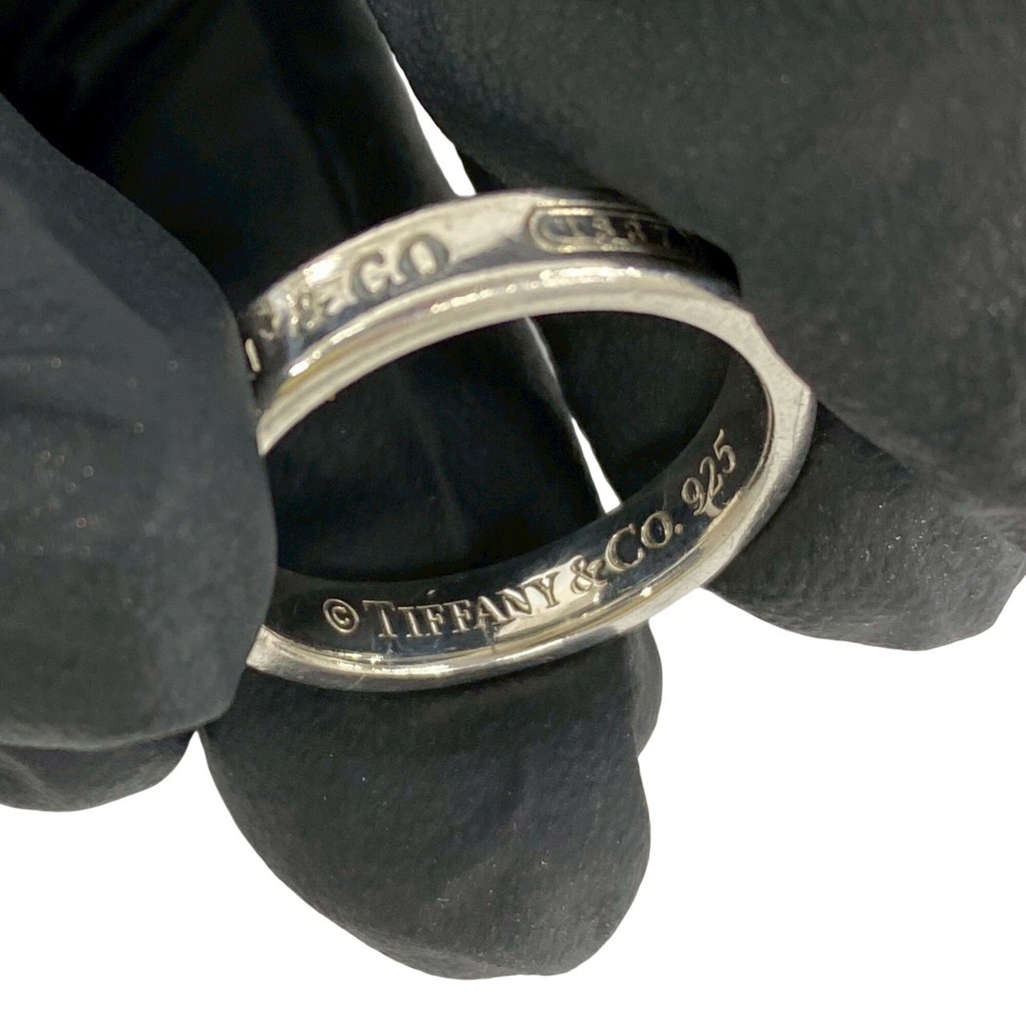 Tiffany Silver Silver 925 Band Ring (Pre-Owned)