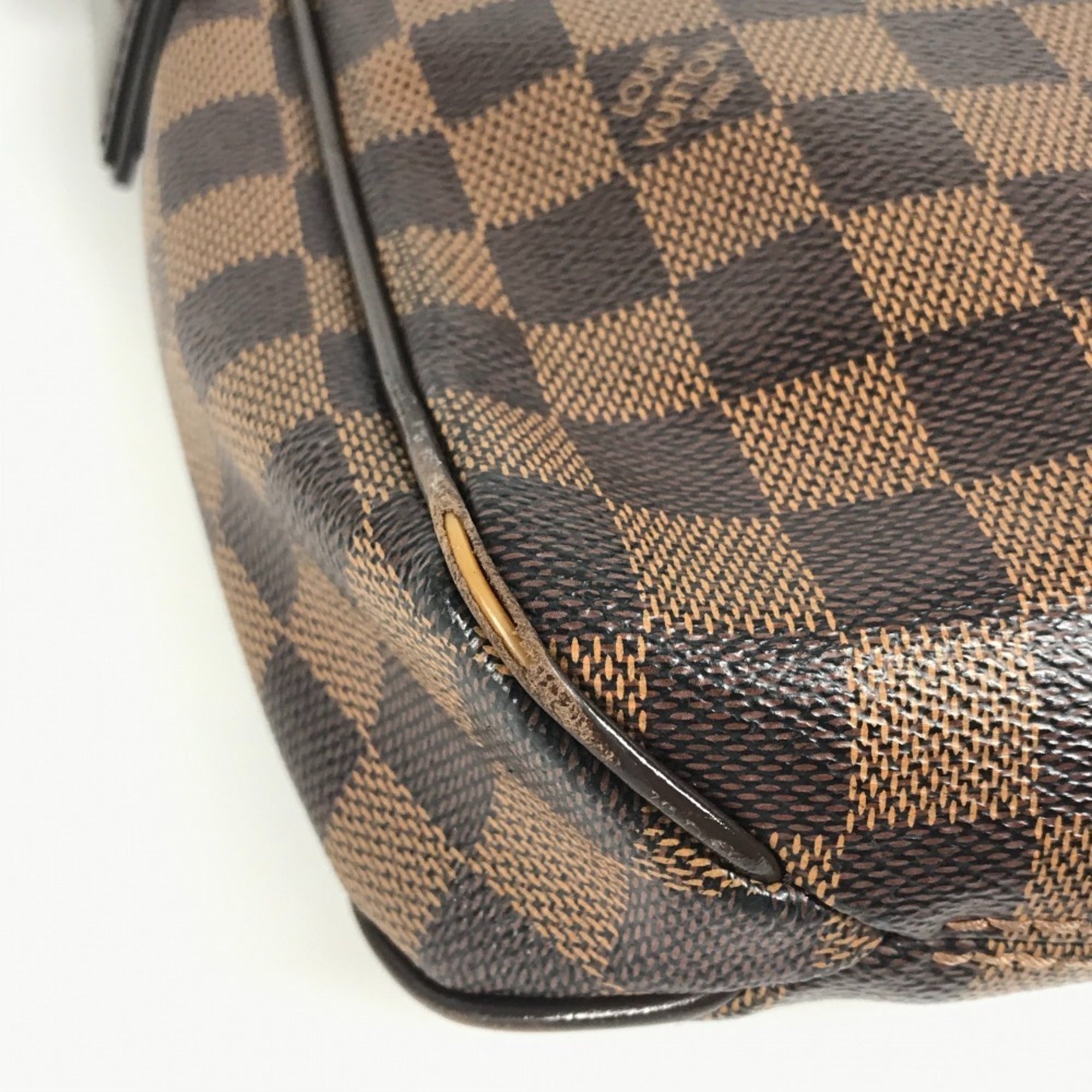 Louis Vuitton Brown Damier Canvas Ebene Damier Canvas Shoulder Bag (Pre-Owned)