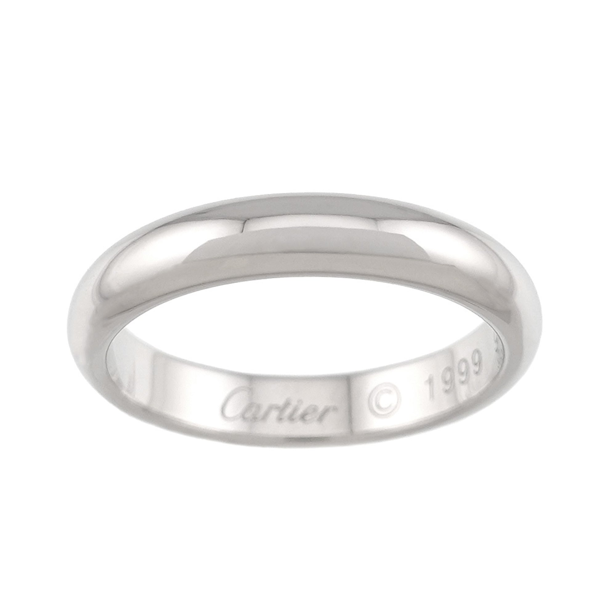 Cartier Platinum 950 Band Ring (Pre-Owned)