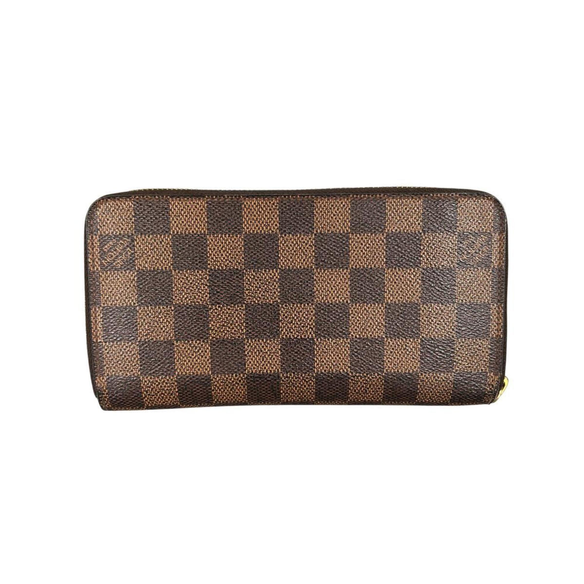 Louis Vuitton Brown Damier Canvas Long Wallet (Bi-Fold) (Pre-Owned)