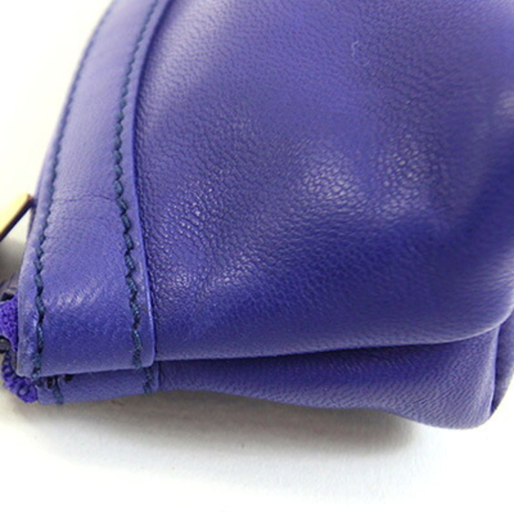 Gucci Blue Leather Coin Purse/Coin Case (Pre-Owned)