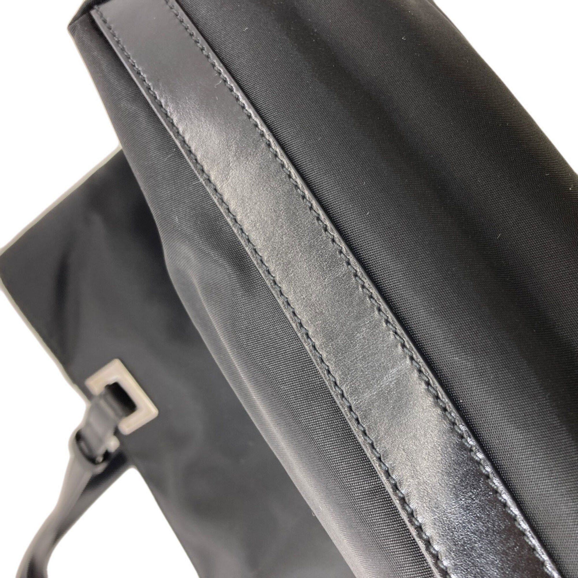 Prada Black Nylon Tote Bag (Pre-Owned)
